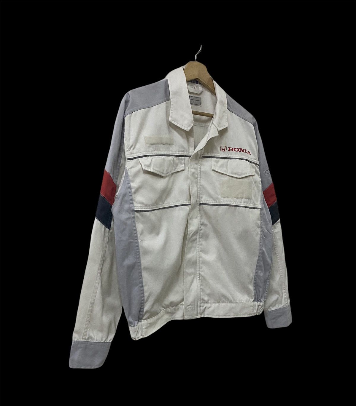 Honda Vtg🔥Honda Racing Team Staff Track Cotton Jacket Size US L / EU 52-54 / 3 - 7 Thumbnail