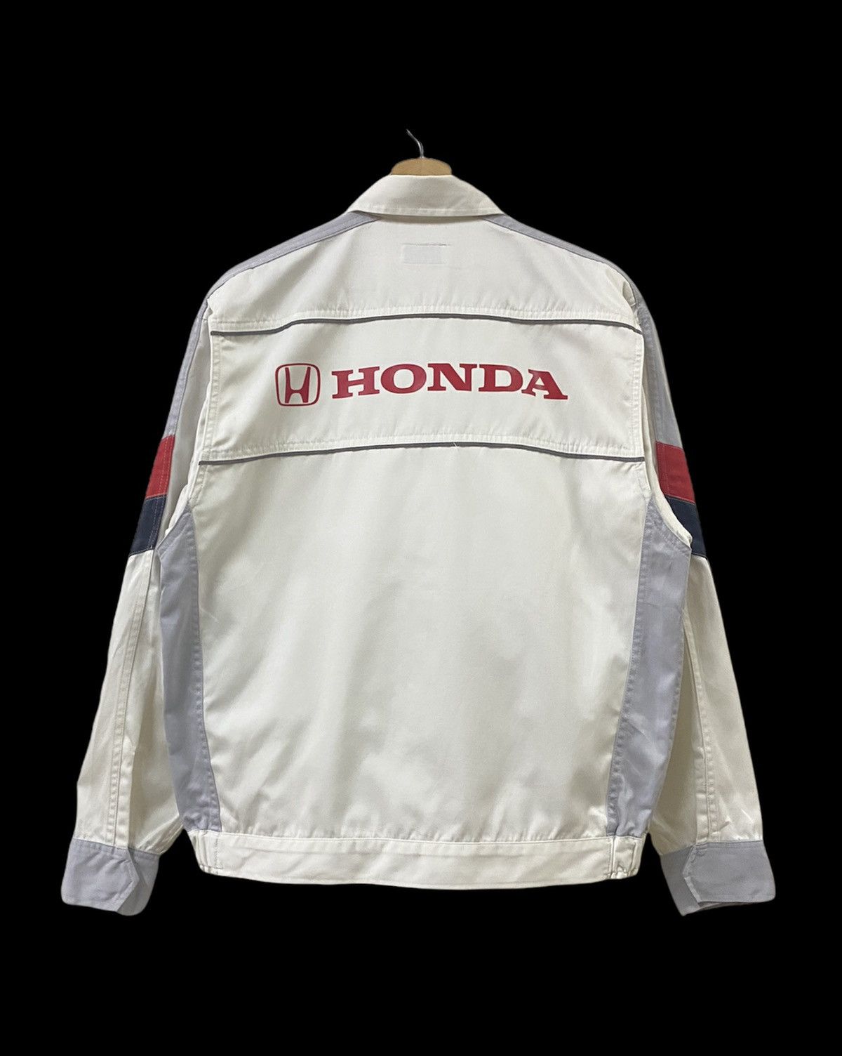 Honda Vtg🔥Honda Racing Team Staff Track Cotton Jacket Size US L / EU 52-54 / 3 - 1 Thumbnail
