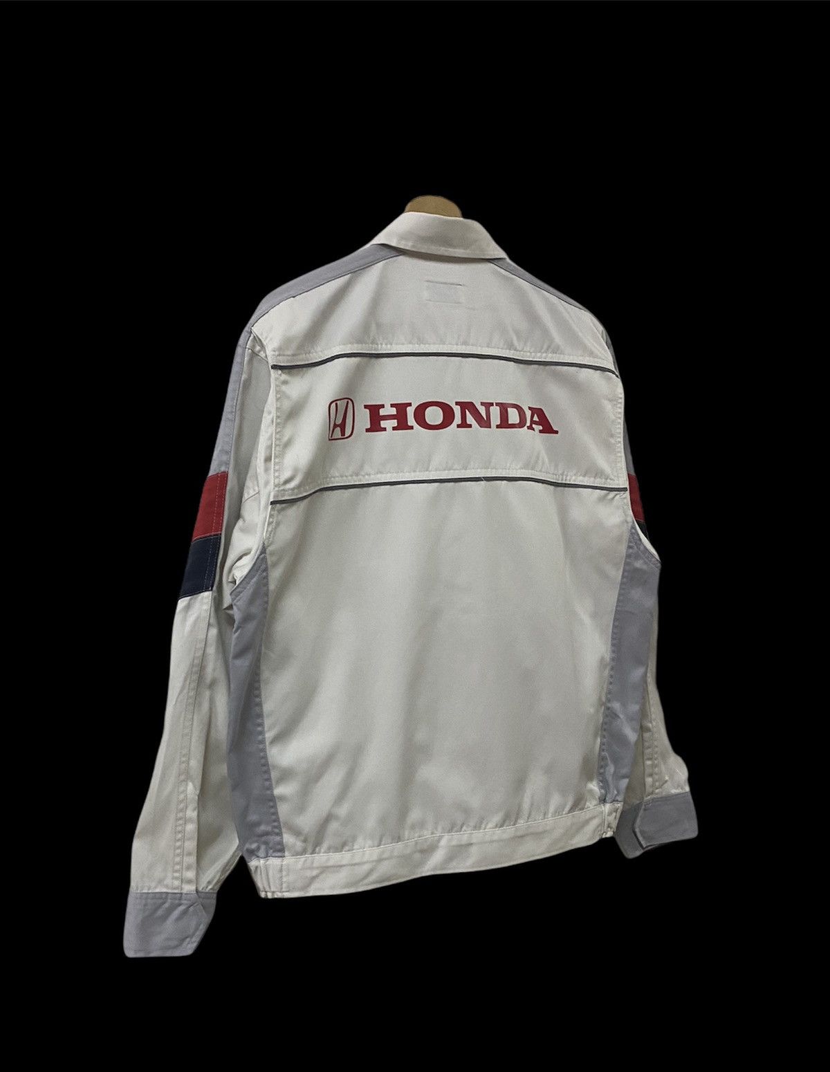 Honda Vtg🔥Honda Racing Team Staff Track Cotton Jacket Size US L / EU 52-54 / 3 - 9 Thumbnail