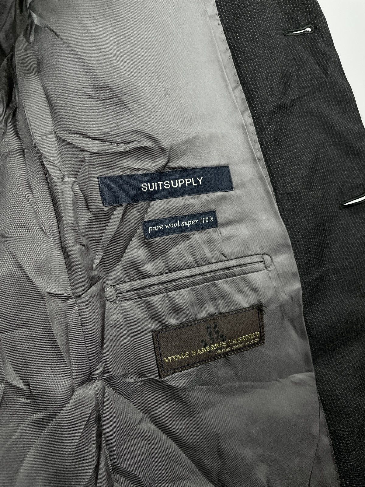 Suitsupply Suitsupply Super 110’s Wool Striped Suit Size 38L - 12 Thumbnail