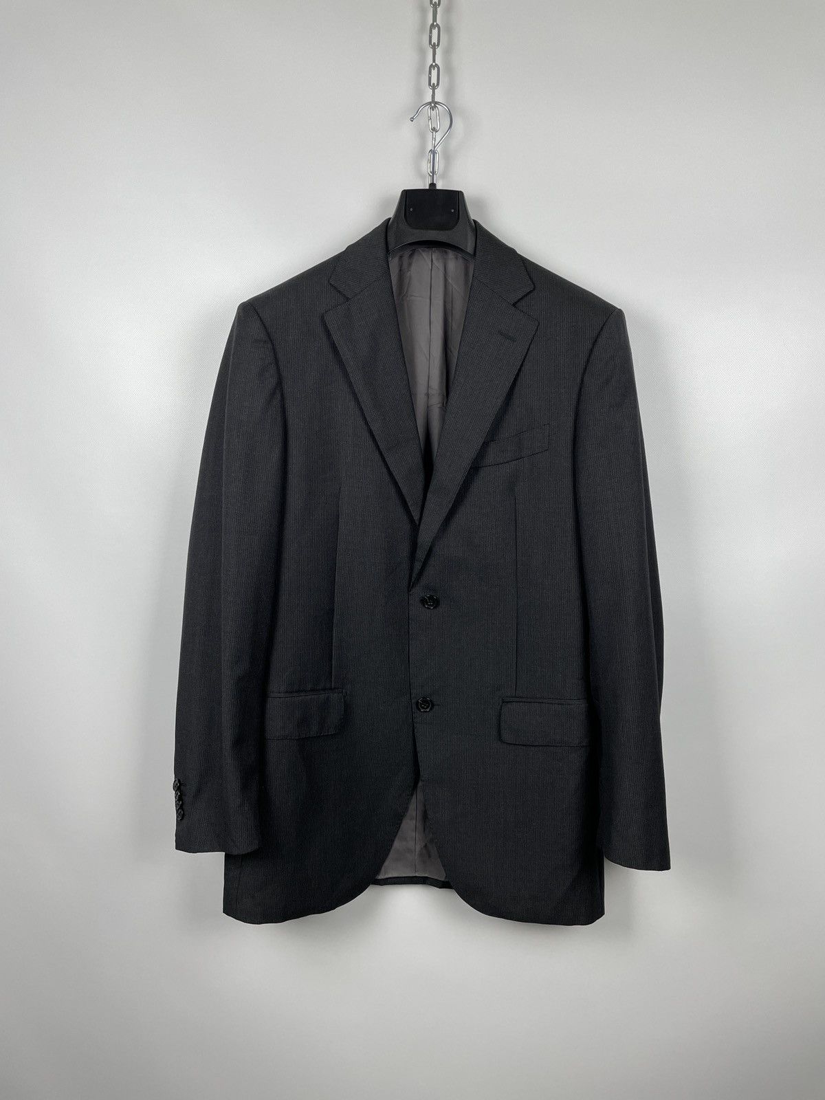 Suitsupply Suitsupply Super 110’s Wool Striped Suit Size 38L - 6 Thumbnail