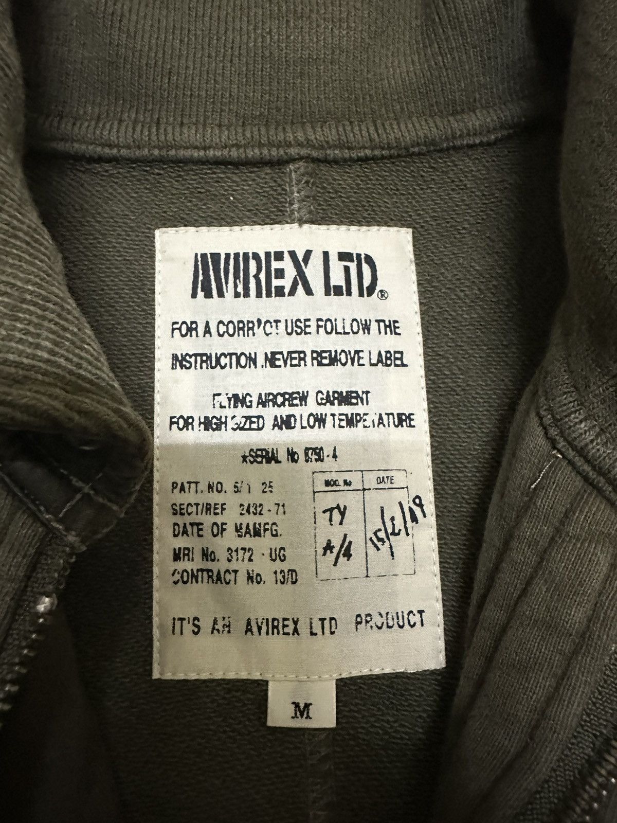 Avirex Avirex Army Military Jacket Design 3 Pocket Design Size US M / EU 48-50 / 2 - 3 Thumbnail