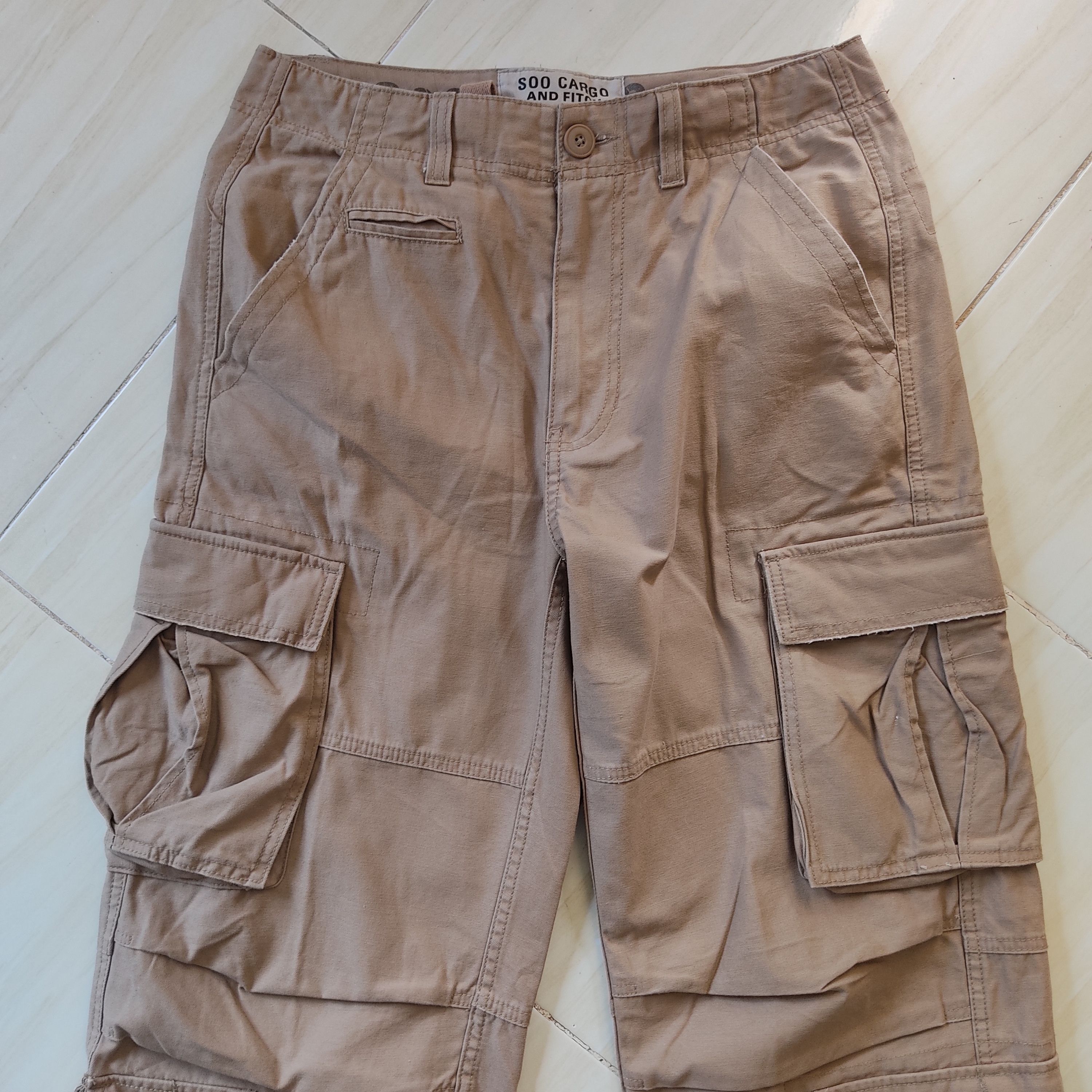 Japanese Brand Soo Cargo and Fitch 9 Multipocket Utility Cargo Pants Size US 32 / EU 48 - 2 Thumbnail