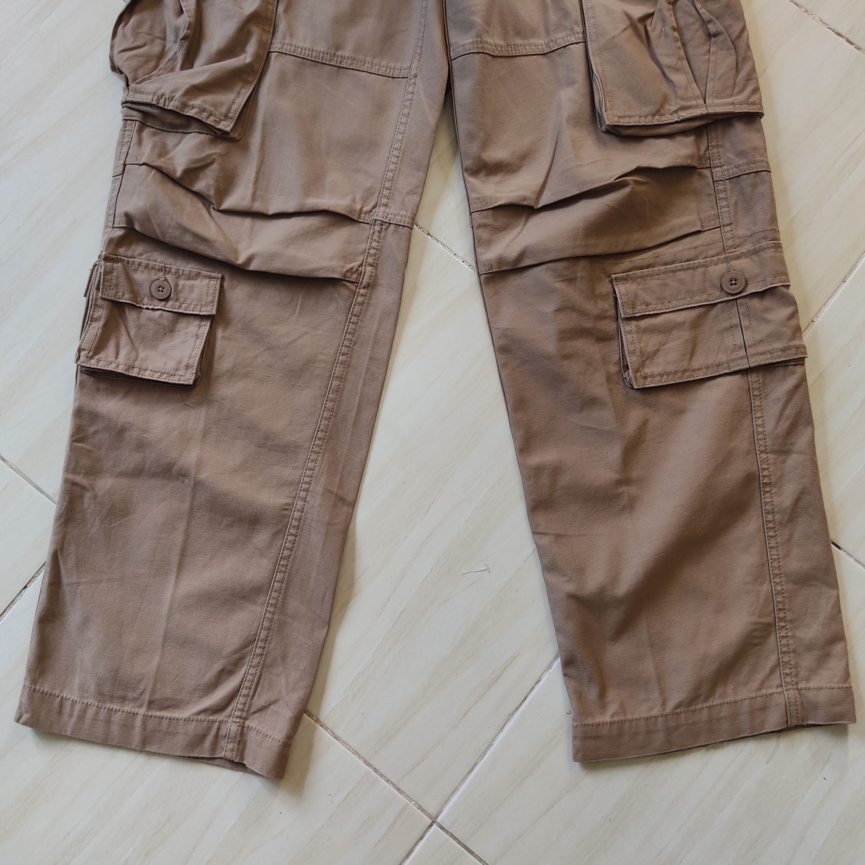 Japanese Brand Soo Cargo and Fitch 9 Multipocket Utility Cargo Pants Size US 32 / EU 48 - 4 Thumbnail
