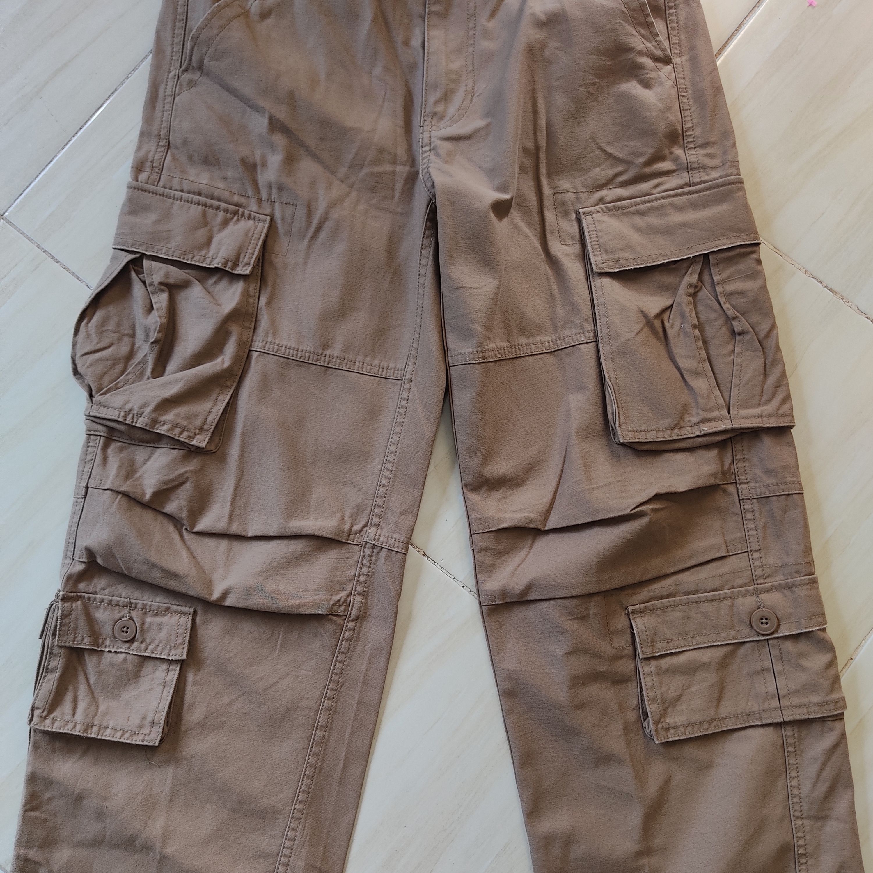 Japanese Brand Soo Cargo and Fitch 9 Multipocket Utility Cargo Pants Size US 32 / EU 48 - 3 Thumbnail