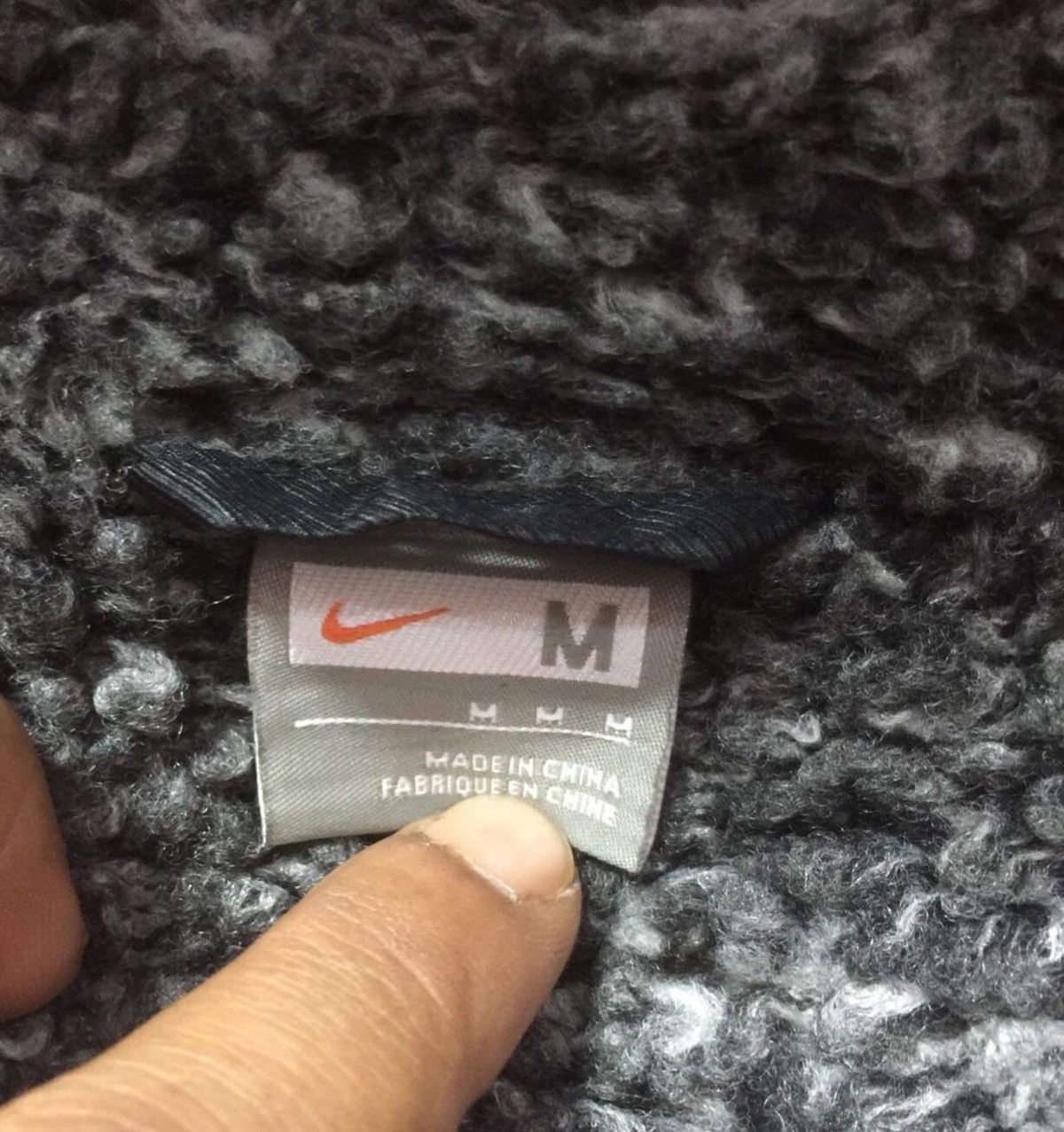 Nike × Nike ACG × Vintage Swoosh Logo Sherpa Lining Long Hood Jacket Size US M / EU 48-50 / 2 - 9 Thumbnail
