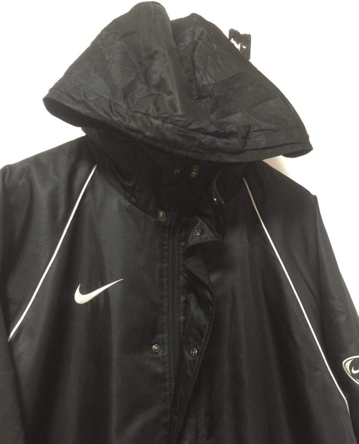 Nike × Nike ACG × Vintage Swoosh Logo Sherpa Lining Long Hood Jacket Size US M / EU 48-50 / 2 - 2 Thumbnail