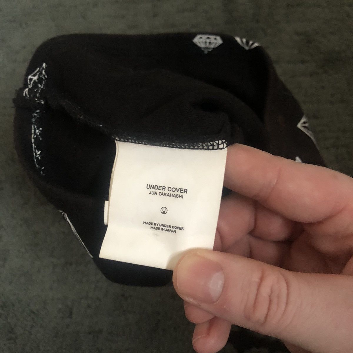 Undercover Undercover DAVF Archive Fall 2001 Diamond Balaclava Mask Size ONE SIZE - 4 Thumbnail