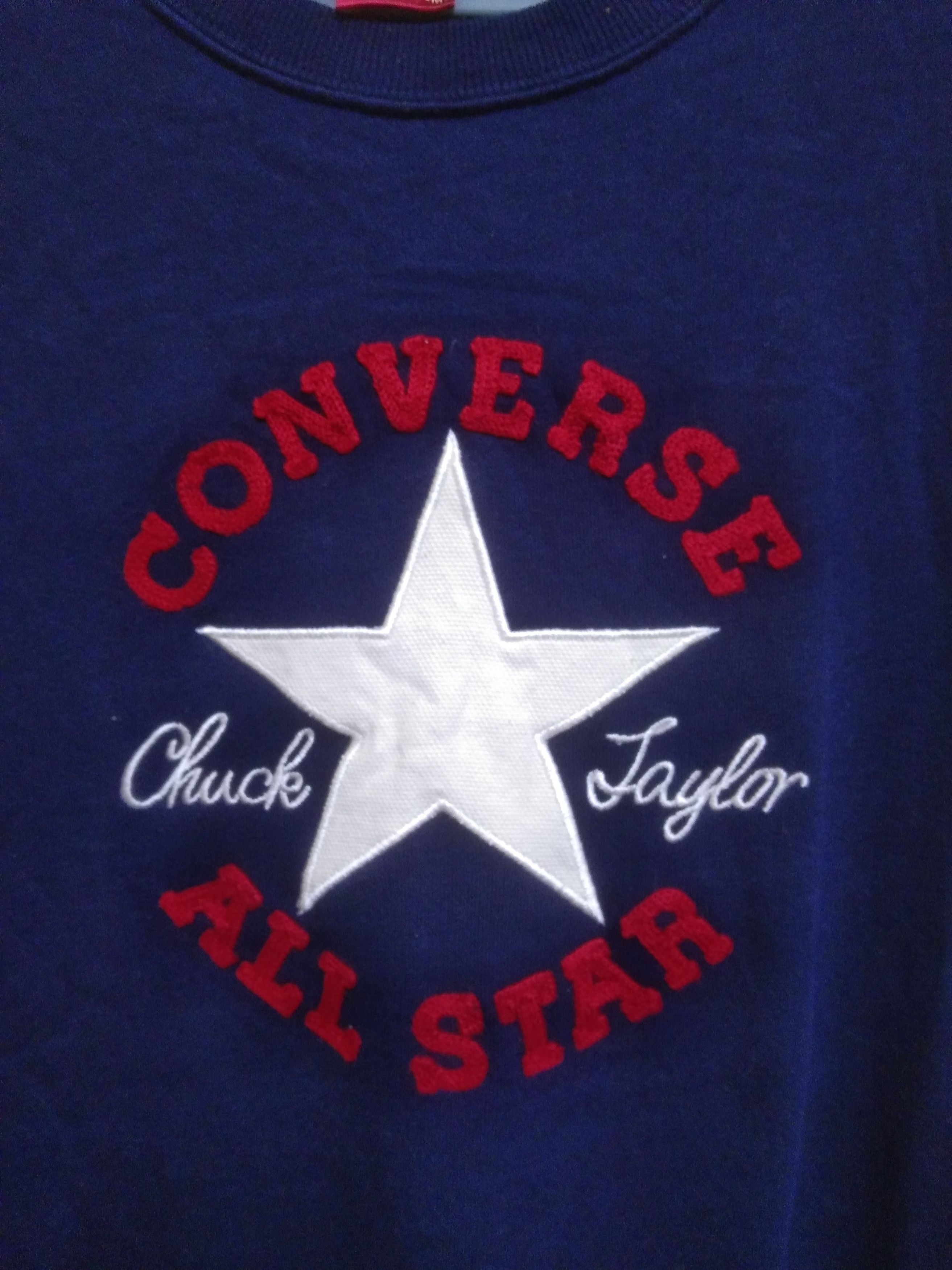 Converse × Vintage CONVERSE ALL-STAR EMBROIDERY SWEATSHIRT Size US M / EU 48-50 / 2 - 4 Thumbnail