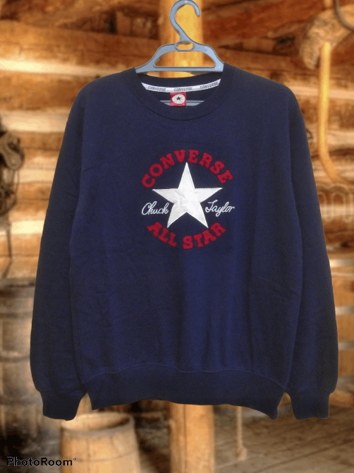 Converse × Vintage CONVERSE ALL-STAR EMBROIDERY SWEATSHIRT Size US M / EU 48-50 / 2 - 1 Thumbnail