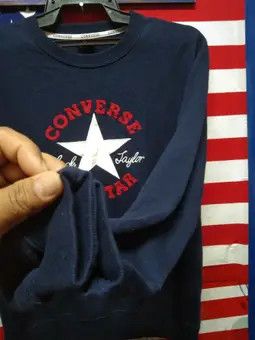 Converse × Vintage CONVERSE ALL-STAR EMBROIDERY SWEATSHIRT Size US M / EU 48-50 / 2 - 5 Thumbnail