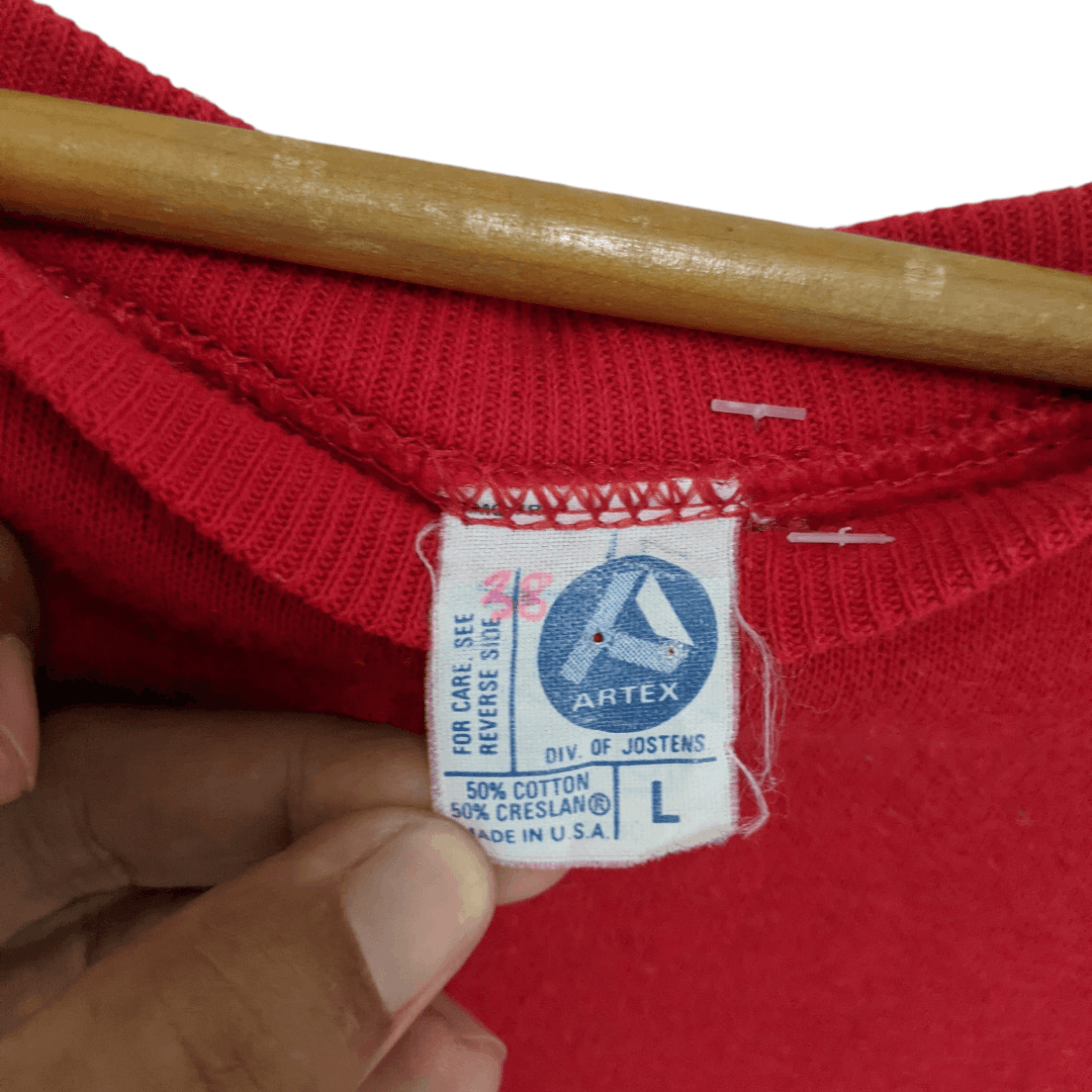 Artek Vintage 90's ARTEX JOSTENS Be My Valentine Sweatshirt Size US L / EU 52-54 / 3 - 9 Thumbnail