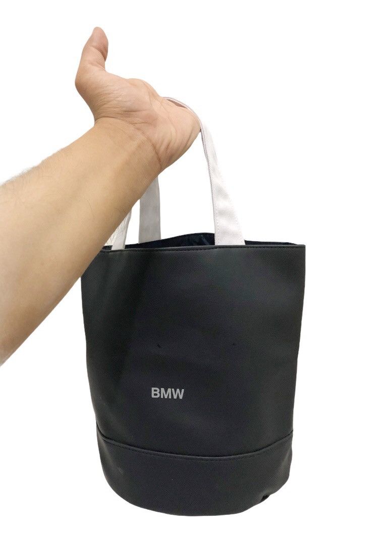 BMW BMW Round Tote Synthetic Leather bag Size ONE SIZE - 9 Thumbnail