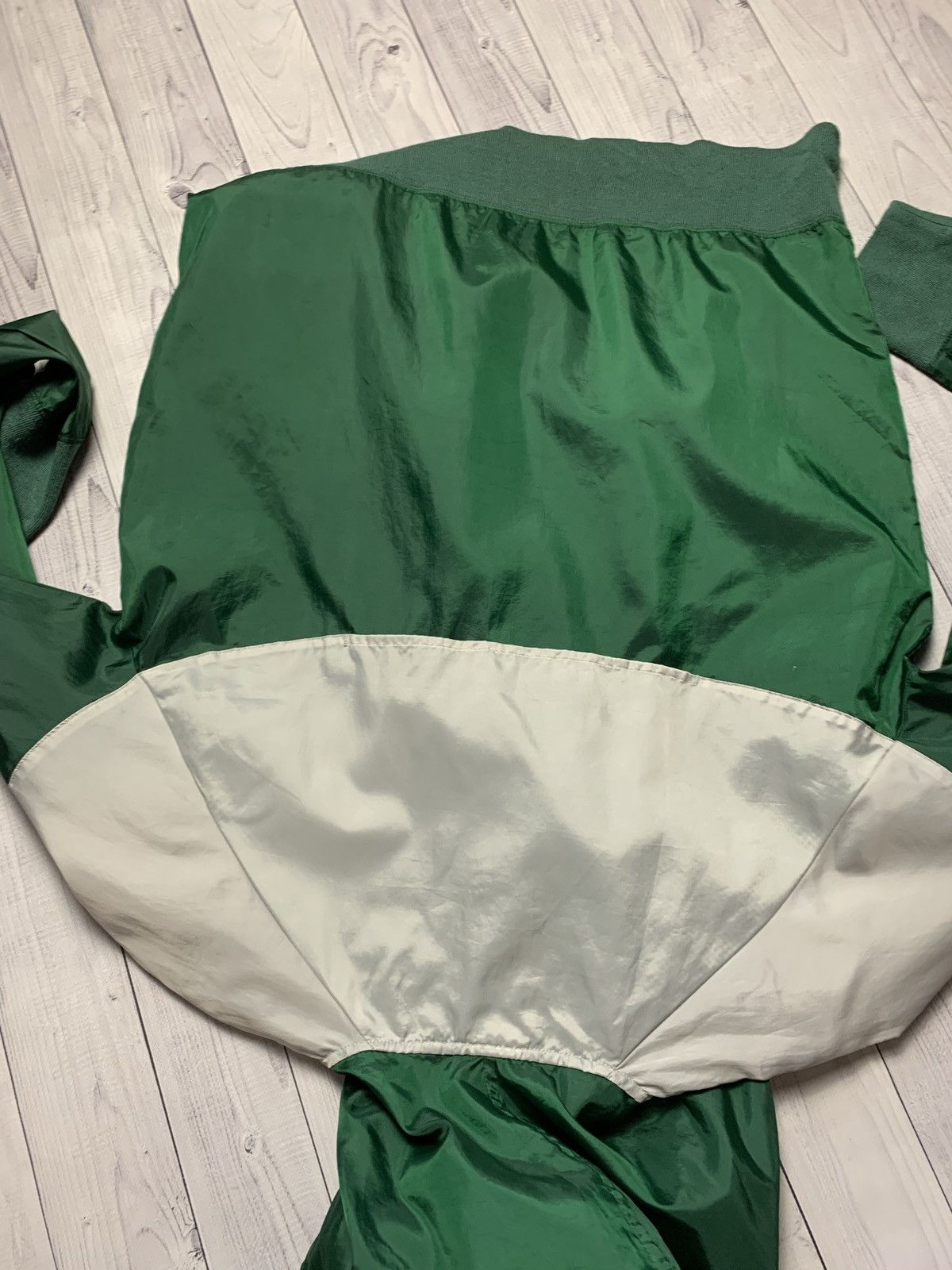 Nike × Vintage Vintage Nike track light jacket size M green rare logo Size US M / EU 48-50 / 2 - 8 Thumbnail