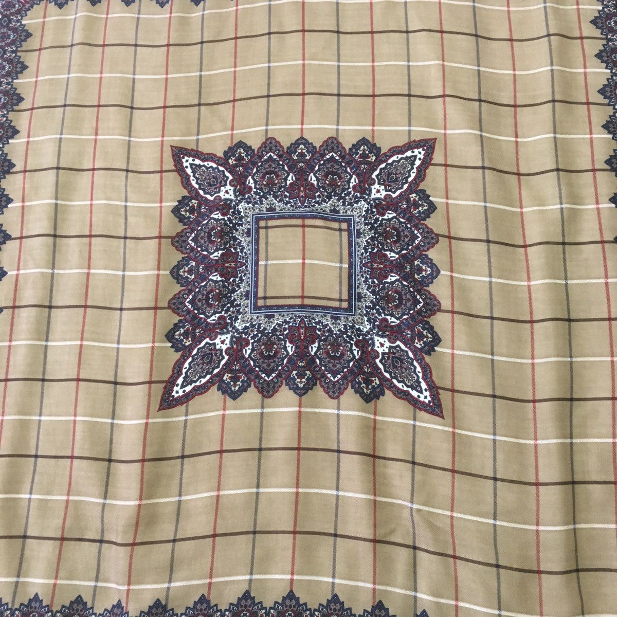 Burberry Vintage Burberry Paisley Scarf Size ONE SIZE - 5 Thumbnail