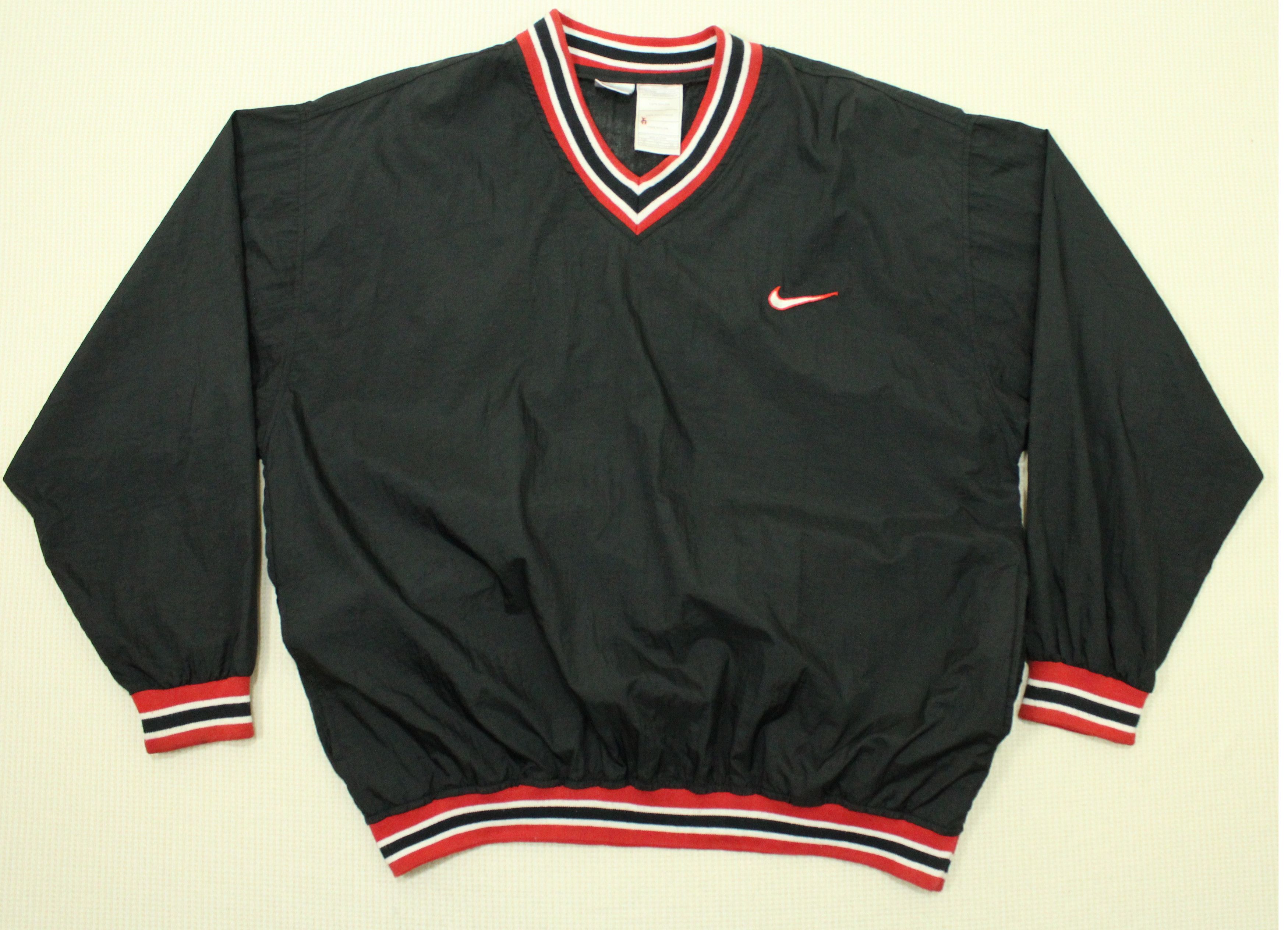 Nike × Vintage Vintage 90s NIKE Windbreaker Pullover Nylon Big Logo Size US XL / EU 56 / 4 - 3 Thumbnail