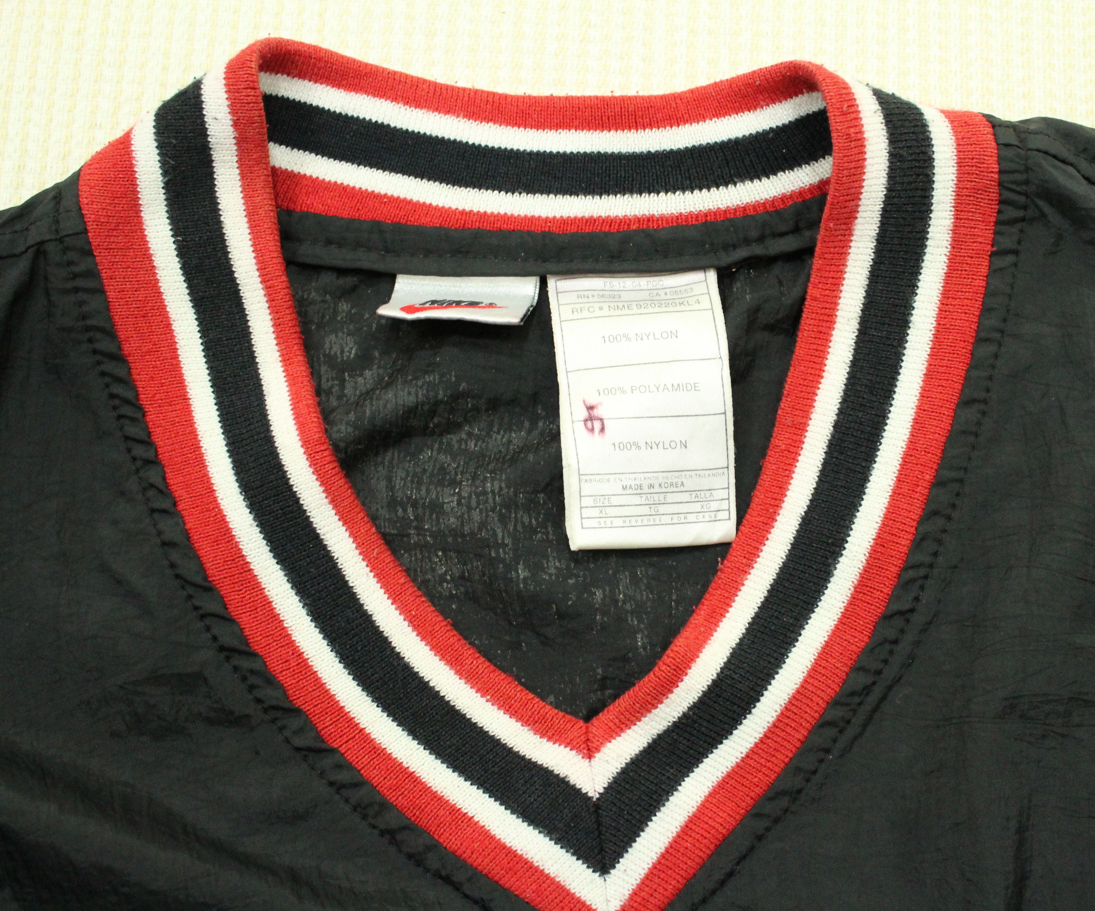 Nike × Vintage Vintage 90s NIKE Windbreaker Pullover Nylon Big Logo Size US XL / EU 56 / 4 - 6 Thumbnail
