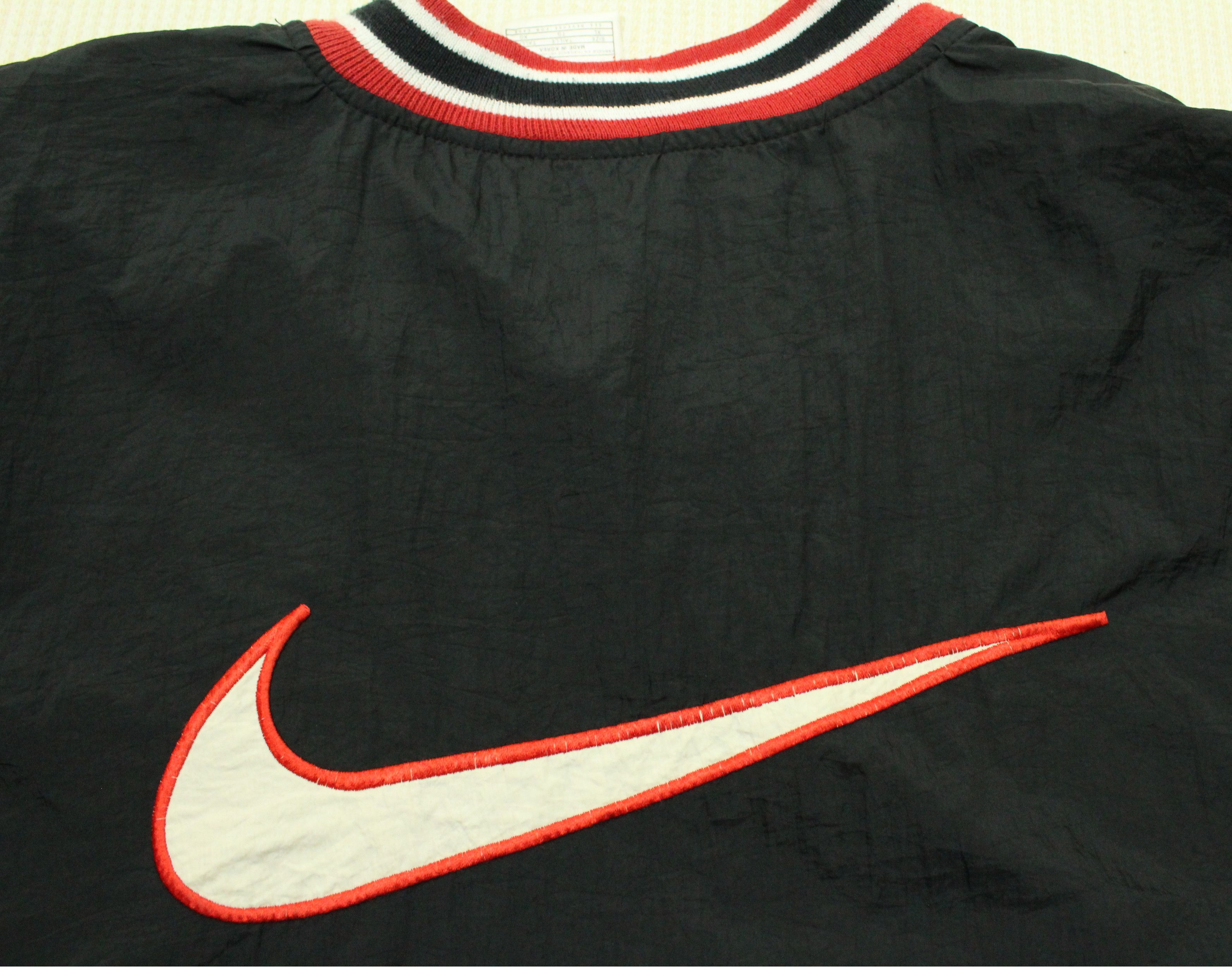 Nike × Vintage Vintage 90s NIKE Windbreaker Pullover Nylon Big Logo Size US XL / EU 56 / 4 - 8 Thumbnail