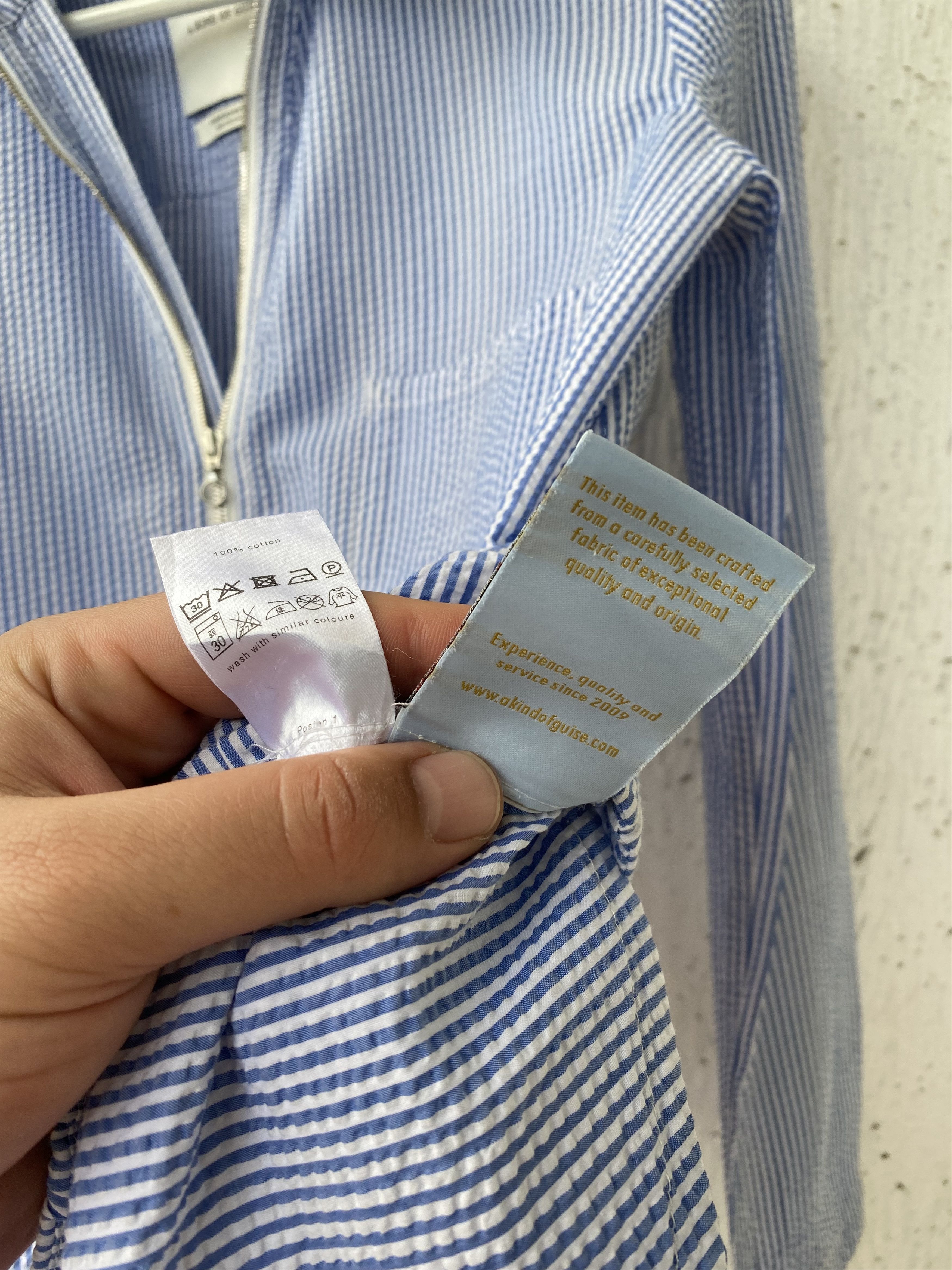 A Kind Of Guise lightweight seersucker jacket Size US XS / EU 42 / 0 - 5 Thumbnail