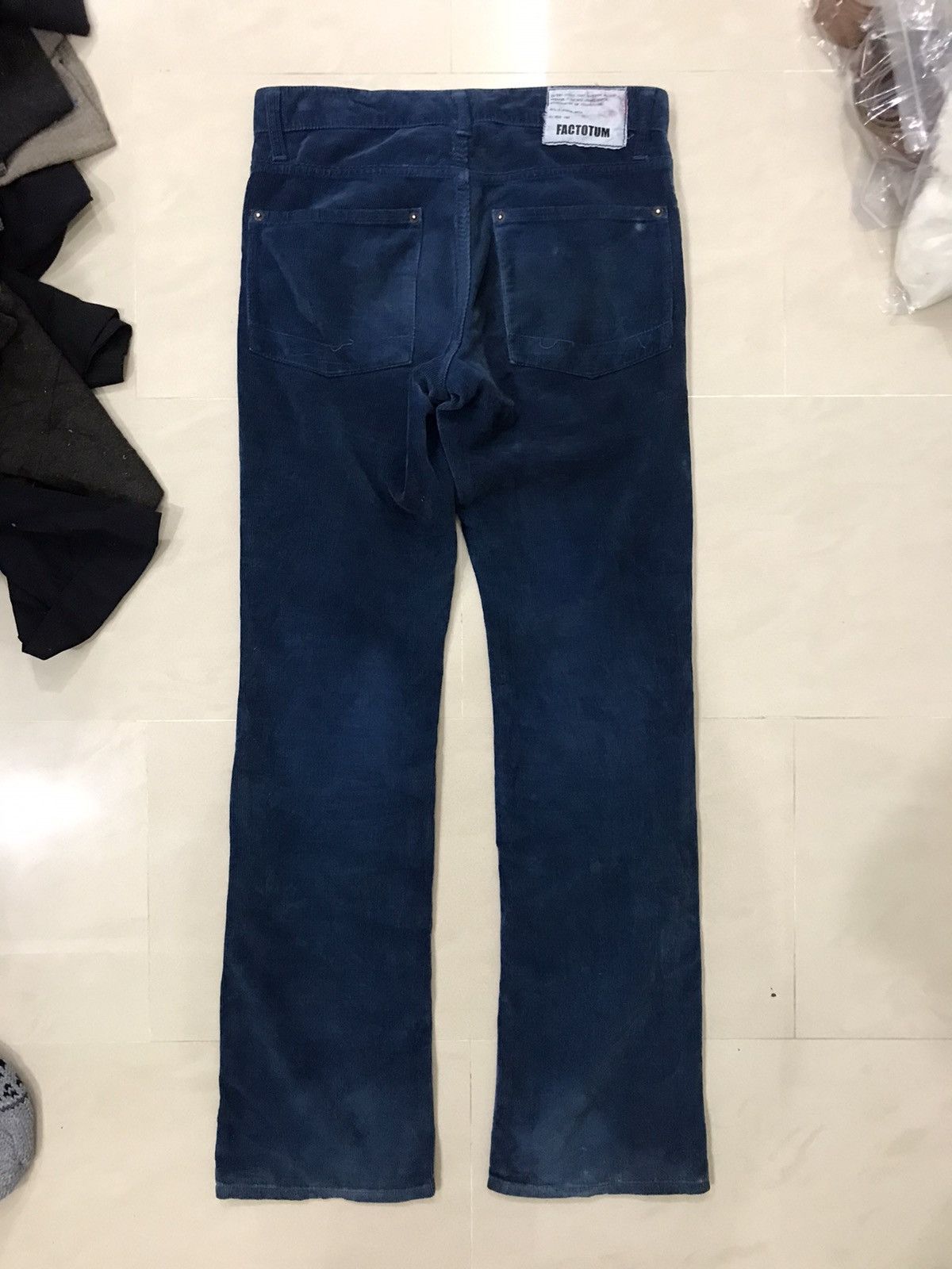 FACTOTUM Factotum Corduroy Plain Trousers Casual Pant Size US 30 / EU 46 - 8 Thumbnail