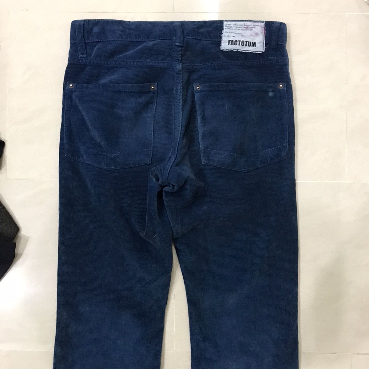 FACTOTUM Factotum Corduroy Plain Trousers Casual Pant Size US 30 / EU 46 - 9 Thumbnail