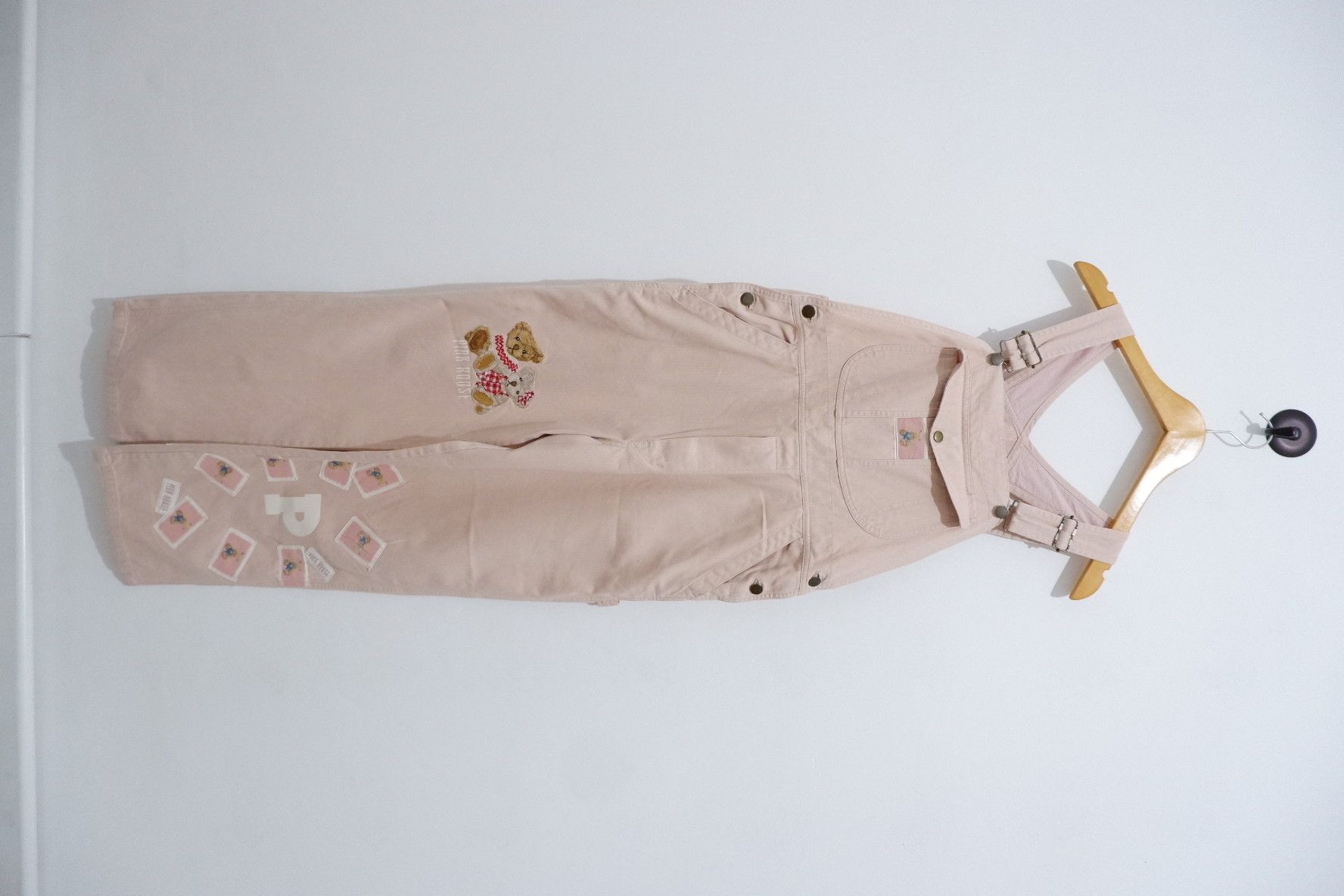 Japanese Brand Vintage Pink House Carpenter Overalls Size US 32 / EU 48 - 1 Preview
