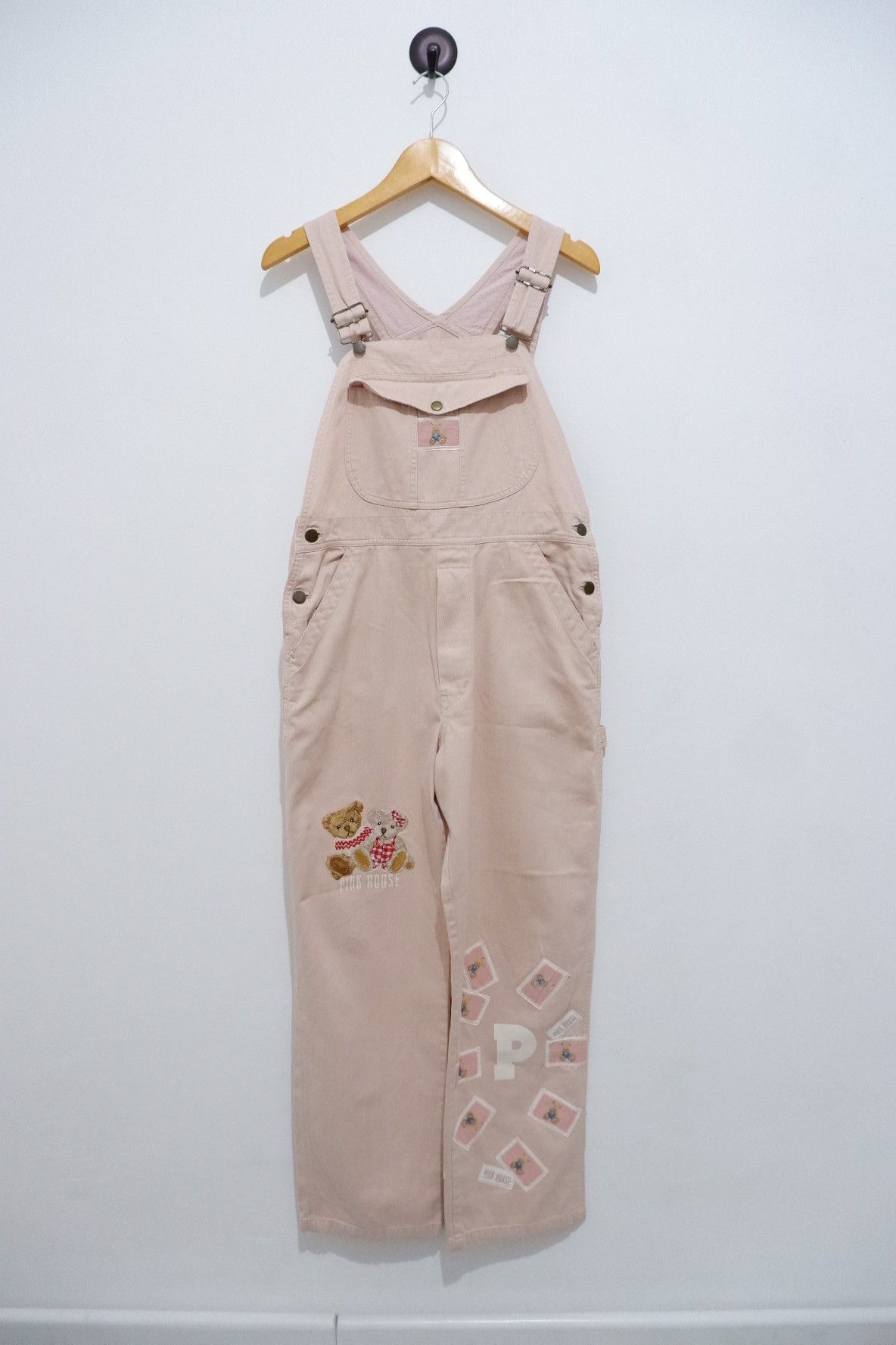 Hysteric Glamour Vintage Pink House Carpenter Overalls Size US 32 / EU 48 - 1 Thumbnail