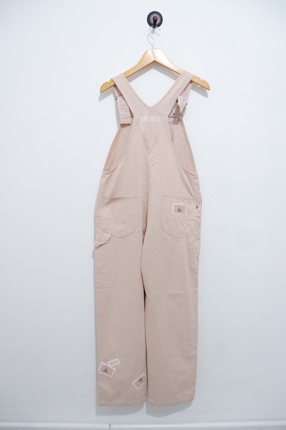 Hysteric Glamour Vintage Pink House Carpenter Overalls Size US 32 / EU 48 - 2 Thumbnail