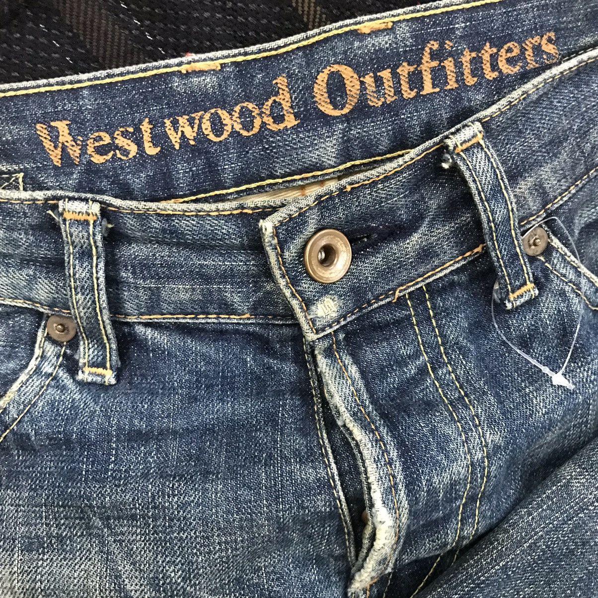 Other Westwood Outfitter Distressed Buckle Back Denim Trouser Pant Size US 33 - 5 Thumbnail