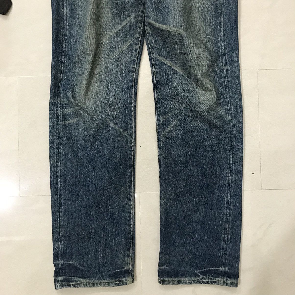Other Westwood Outfitter Distressed Buckle Back Denim Trouser Pant Size US 33 - 4 Thumbnail