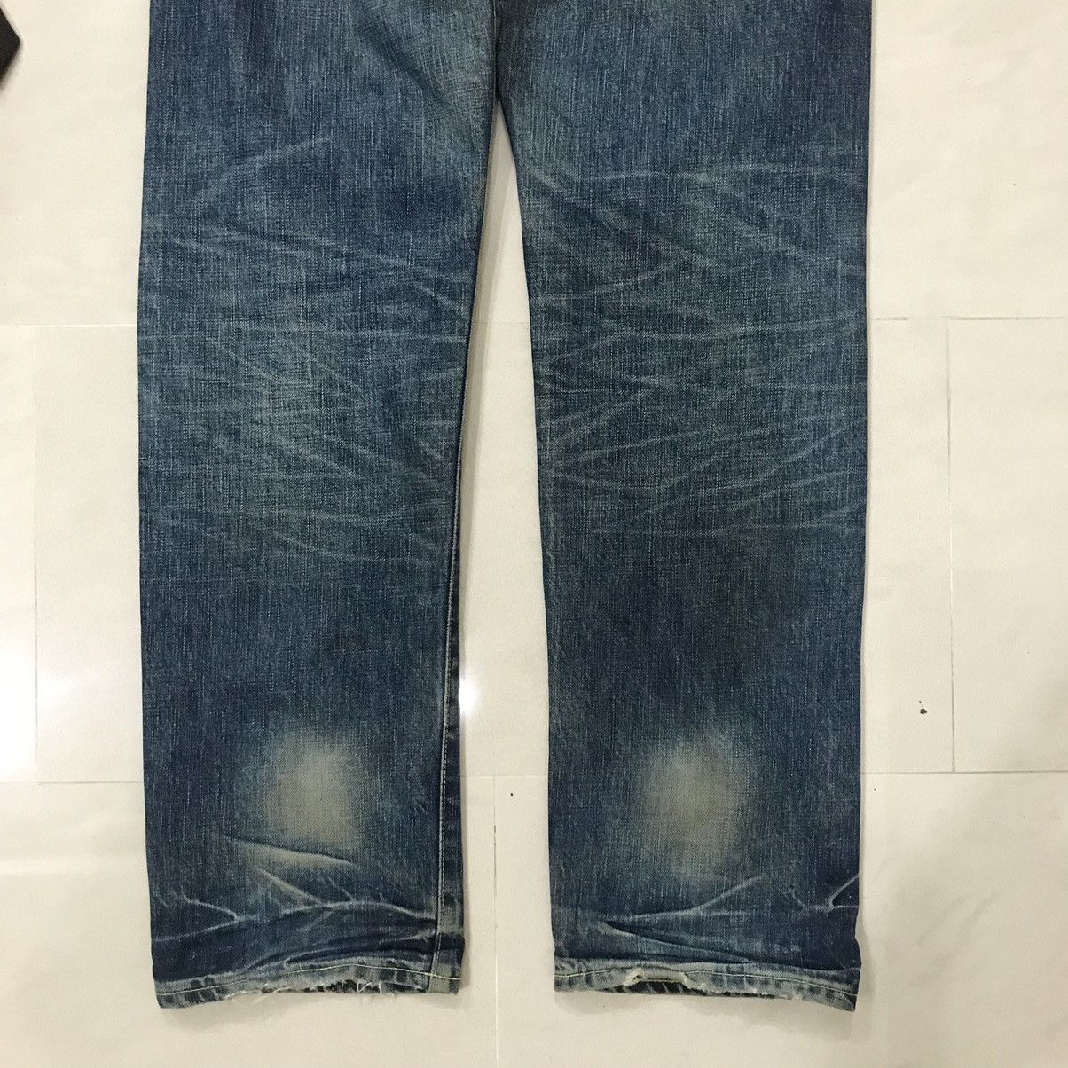 Other Westwood Outfitter Distressed Buckle Back Denim Trouser Pant Size US 33 - 10 Thumbnail