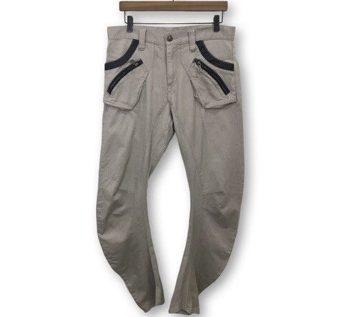 PPFM PPFM Multipocket Twisted Leg Trousers Casual Pant Size US 33 - 1 Thumbnail