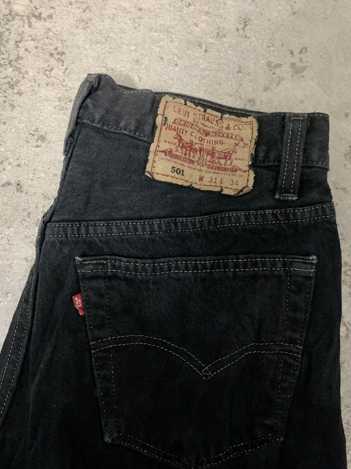 Levi's Vintage 90s Levis 501 Denim Size US 31 - 4 Thumbnail