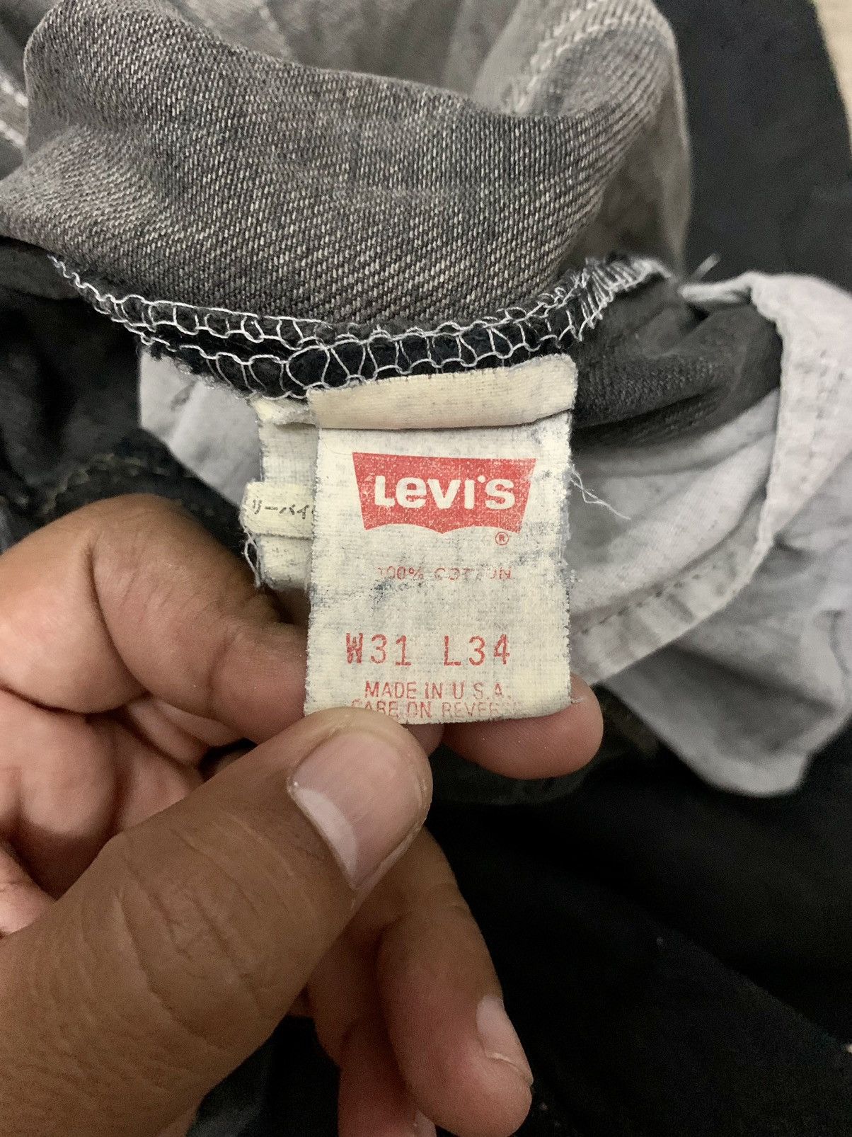Levi's Vintage 90s Levis 501 Denim Size US 31 - 7 Thumbnail