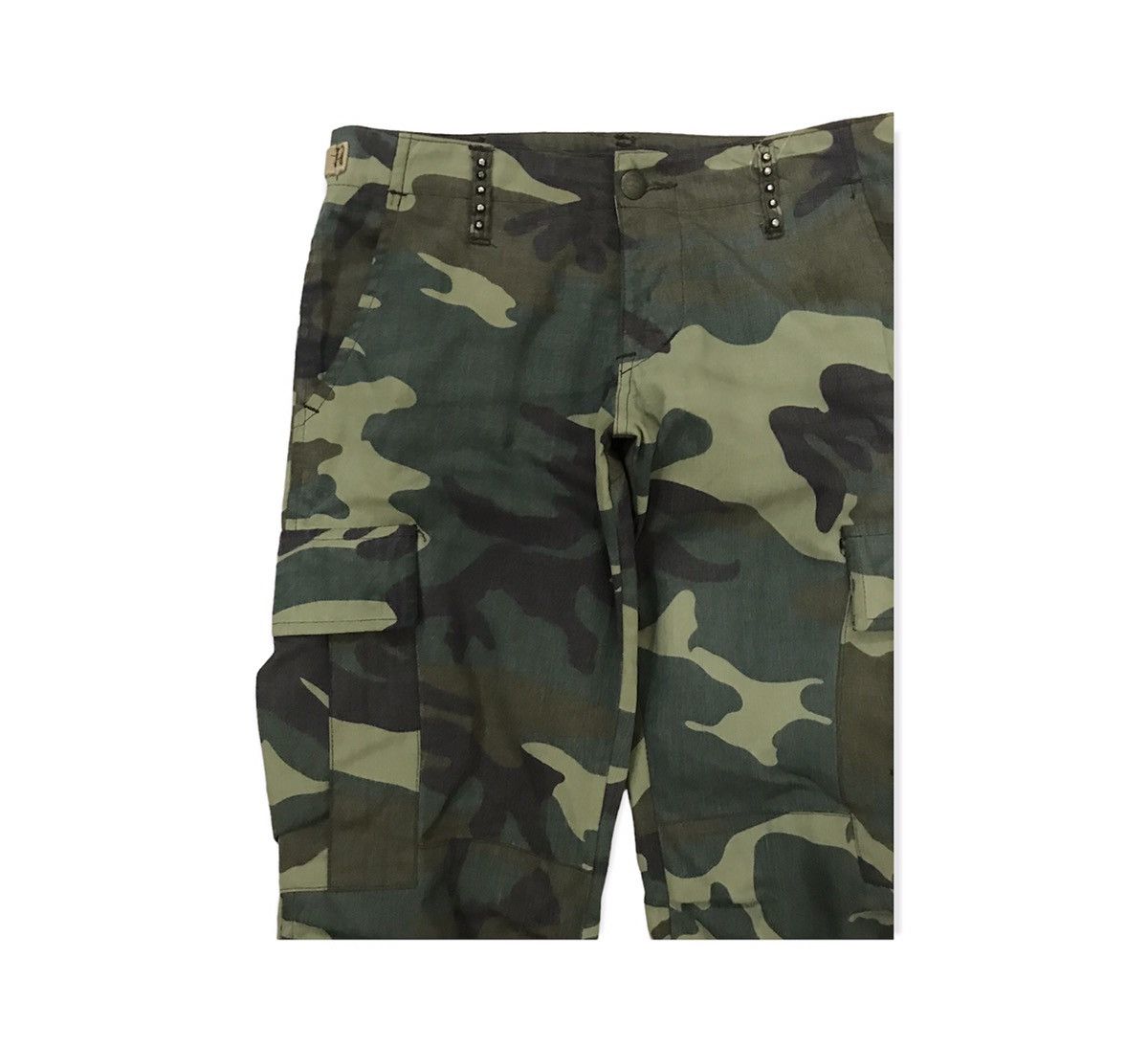 Japanese Brand Snatch Jeans Camo Design Seditionaries Style Cargo Pant Size US 28 / EU 44 - 4 Thumbnail