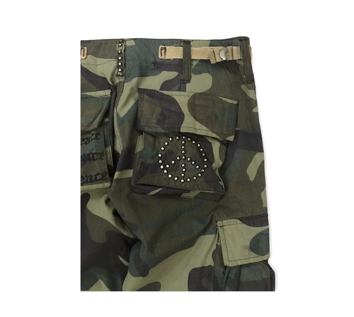 Japanese Brand Snatch Jeans Camo Design Seditionaries Style Cargo Pant Size US 28 / EU 44 - 12 Thumbnail