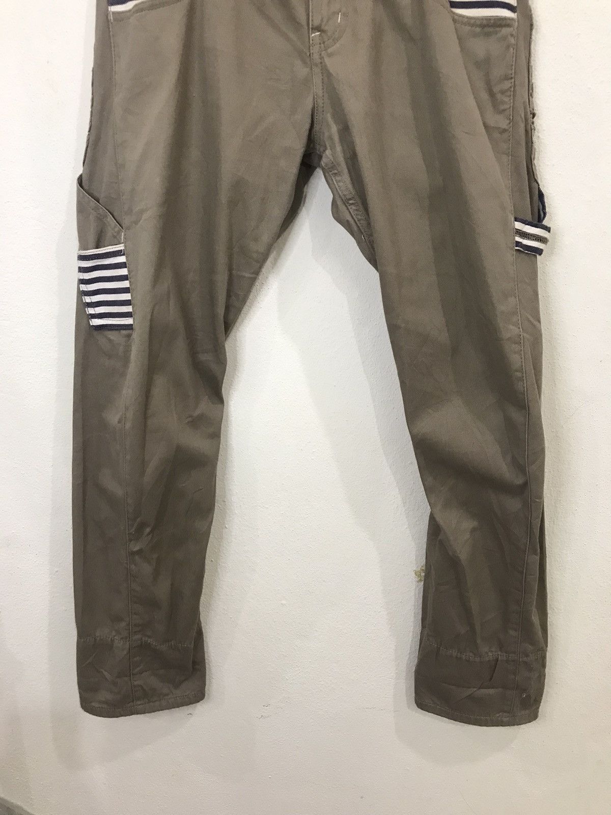 Japanese Brand Dominate Double Waist Twisted Leg Multipocket Casual Pant Size US 31 - 4 Thumbnail