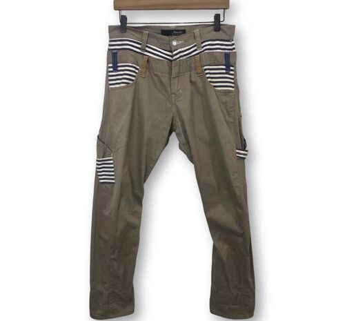 Japanese Brand Dominate Double Waist Twisted Leg Multipocket Casual Pant Size US 31 - 1 Thumbnail
