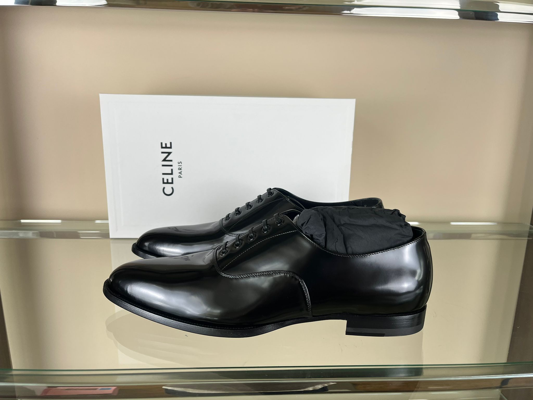 Celine Derby Shoes in Black Size US 11.5 / EU 44-45 - 3 Thumbnail