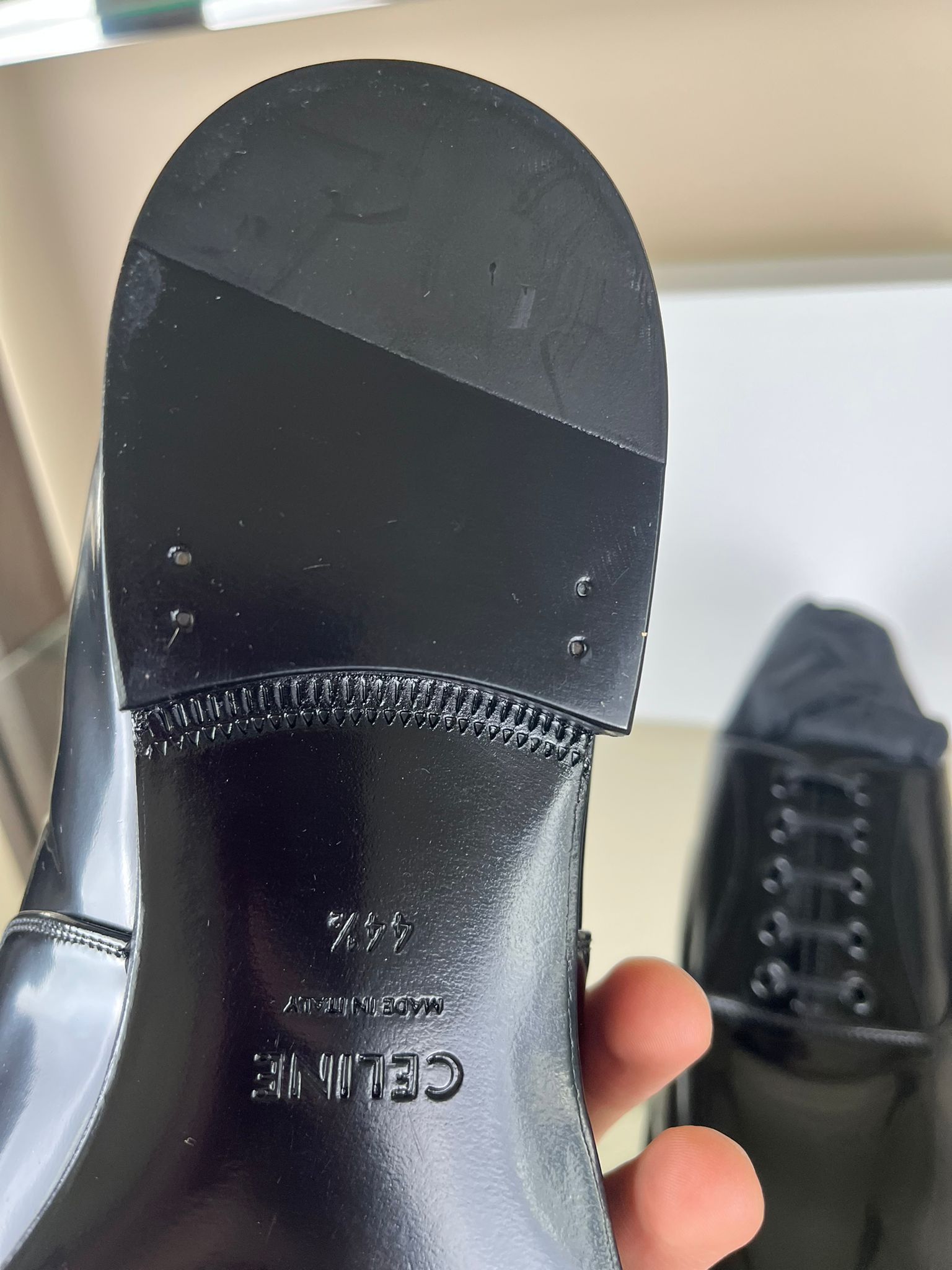 Celine Derby Shoes in Black Size US 11.5 / EU 44-45 - 11 Thumbnail