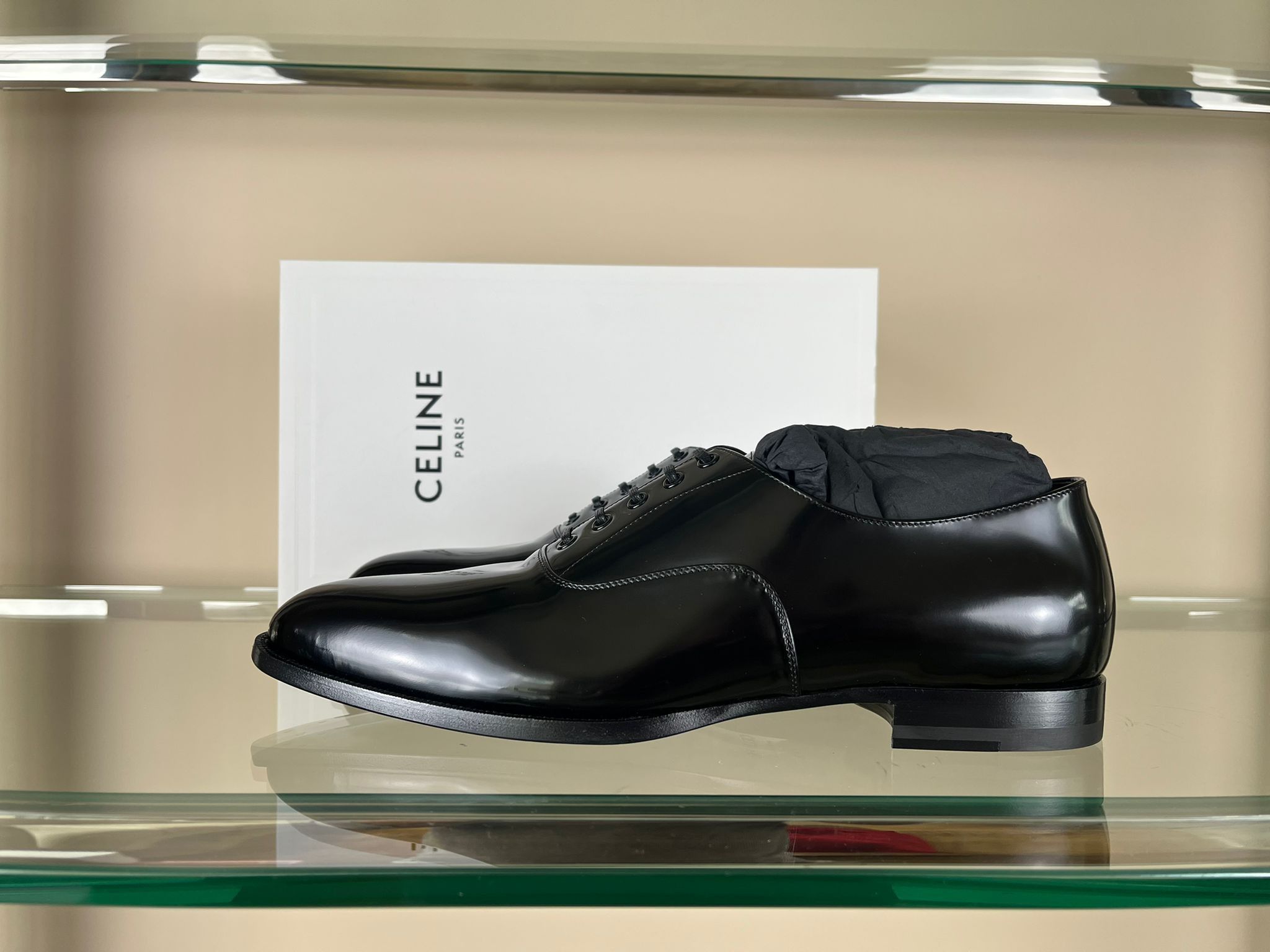 Celine Derby Shoes in Black Size US 11.5 / EU 44-45 - 1 Thumbnail
