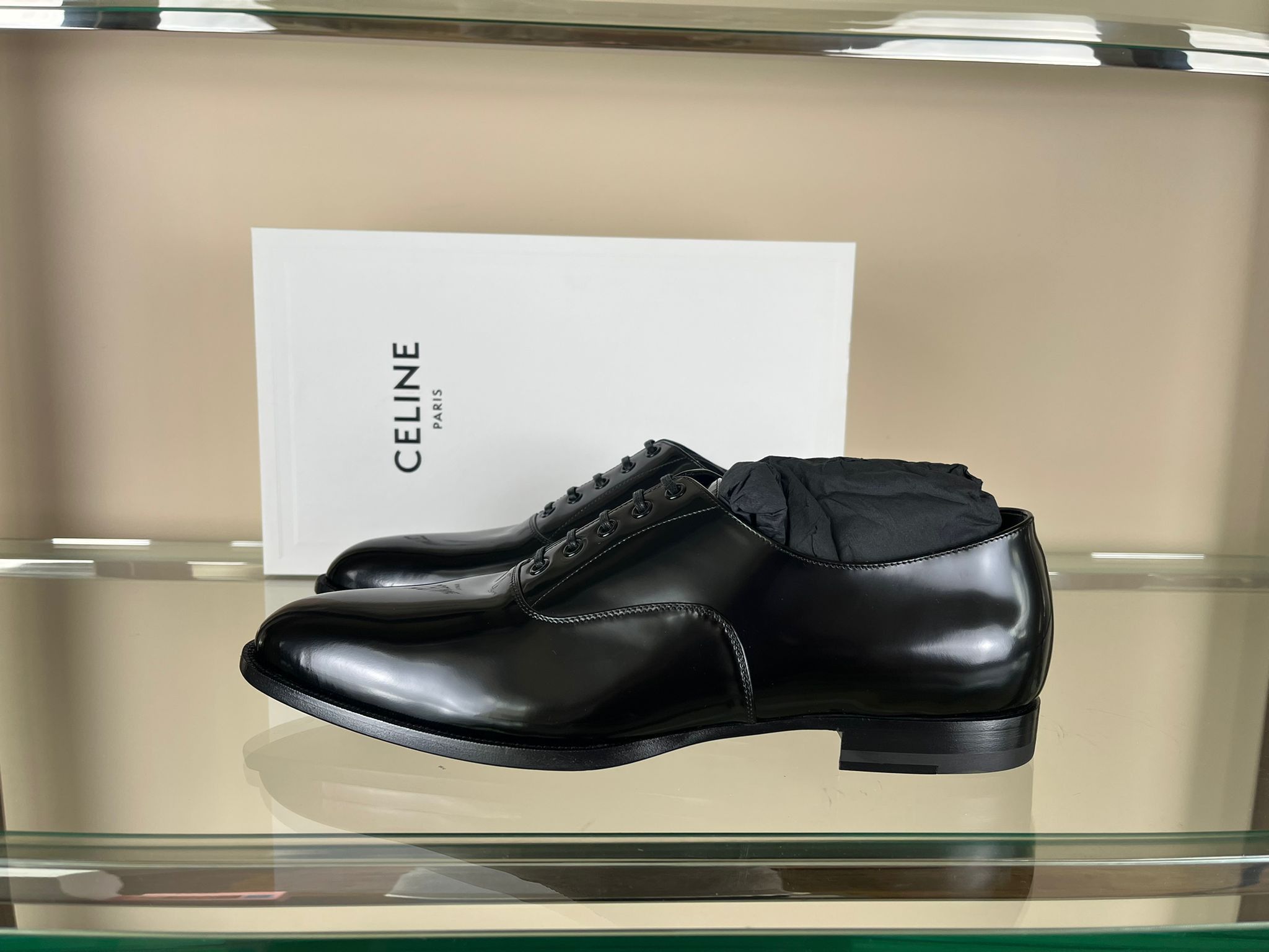 Celine Derby Shoes in Black Size US 11.5 / EU 44-45 - 2 Thumbnail