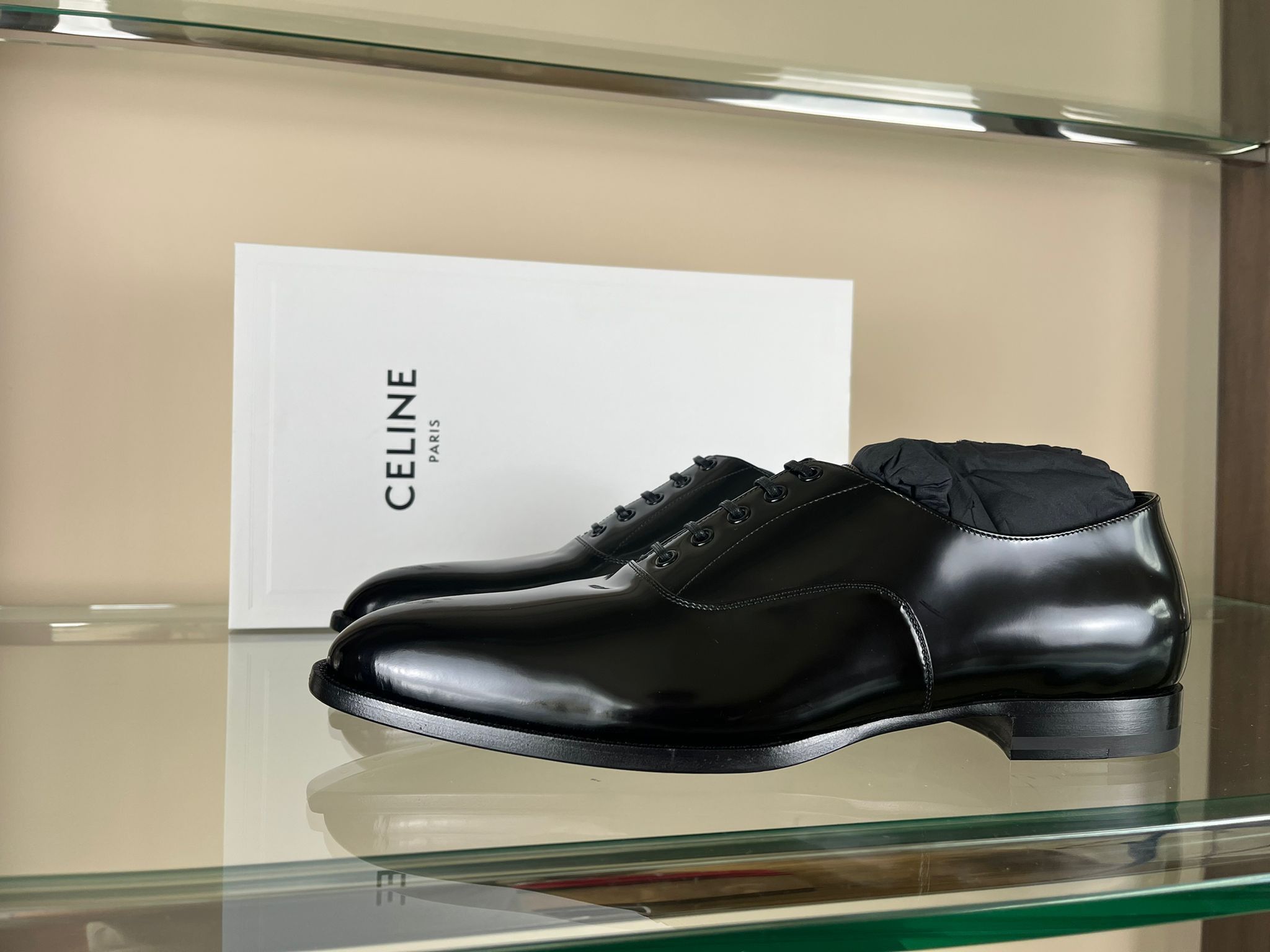 Celine Derby Shoes in Black Size US 11.5 / EU 44-45 - 4 Thumbnail