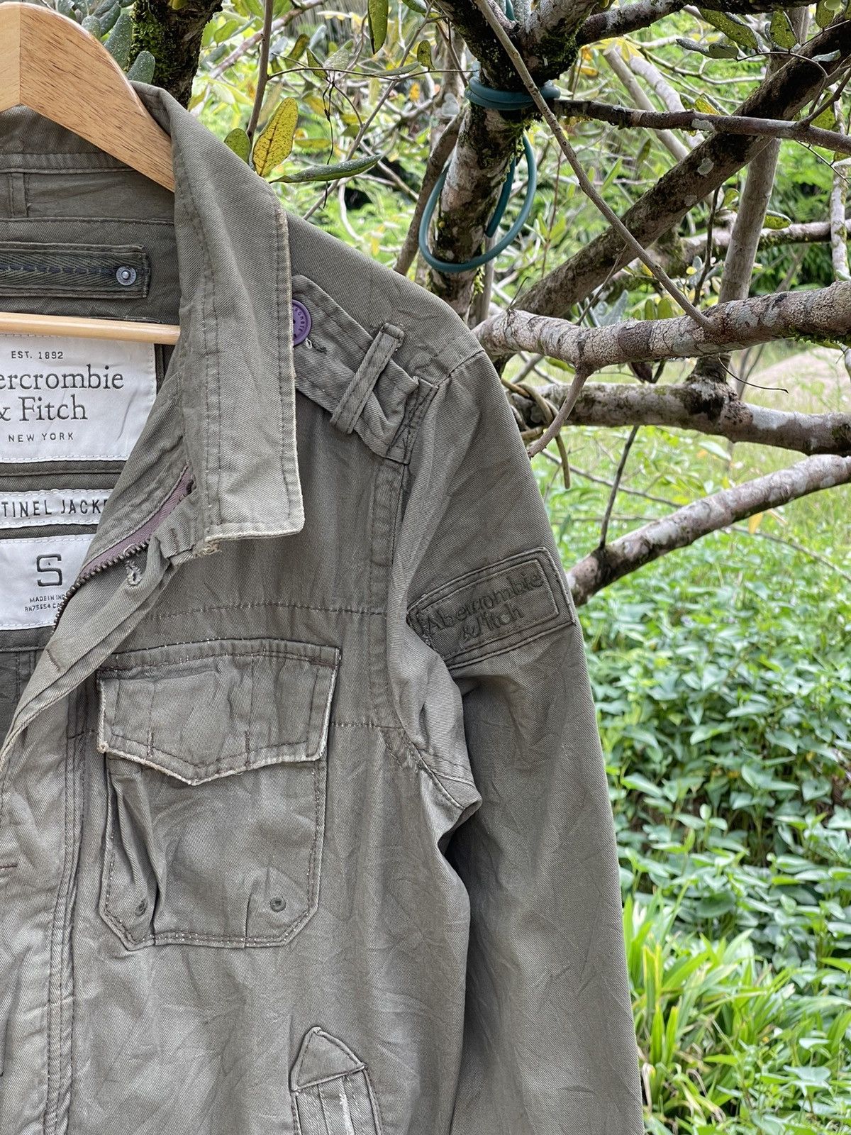 Abercrombie & Fitch Vintage Abercrombie & Fitch Military Field Jacket M-65 Style Size US S / EU 44-46 / 1 - 6 Thumbnail