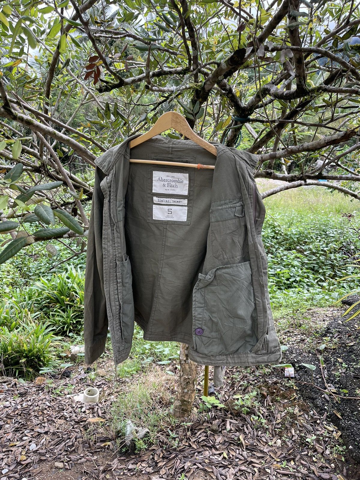 Abercrombie & Fitch Vintage Abercrombie & Fitch Military Field Jacket M-65 Style Size US S / EU 44-46 / 1 - 9 Thumbnail