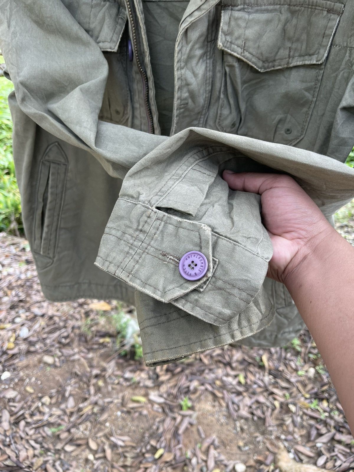 Abercrombie & Fitch Vintage Abercrombie & Fitch Military Field Jacket M-65 Style Size US S / EU 44-46 / 1 - 7 Thumbnail