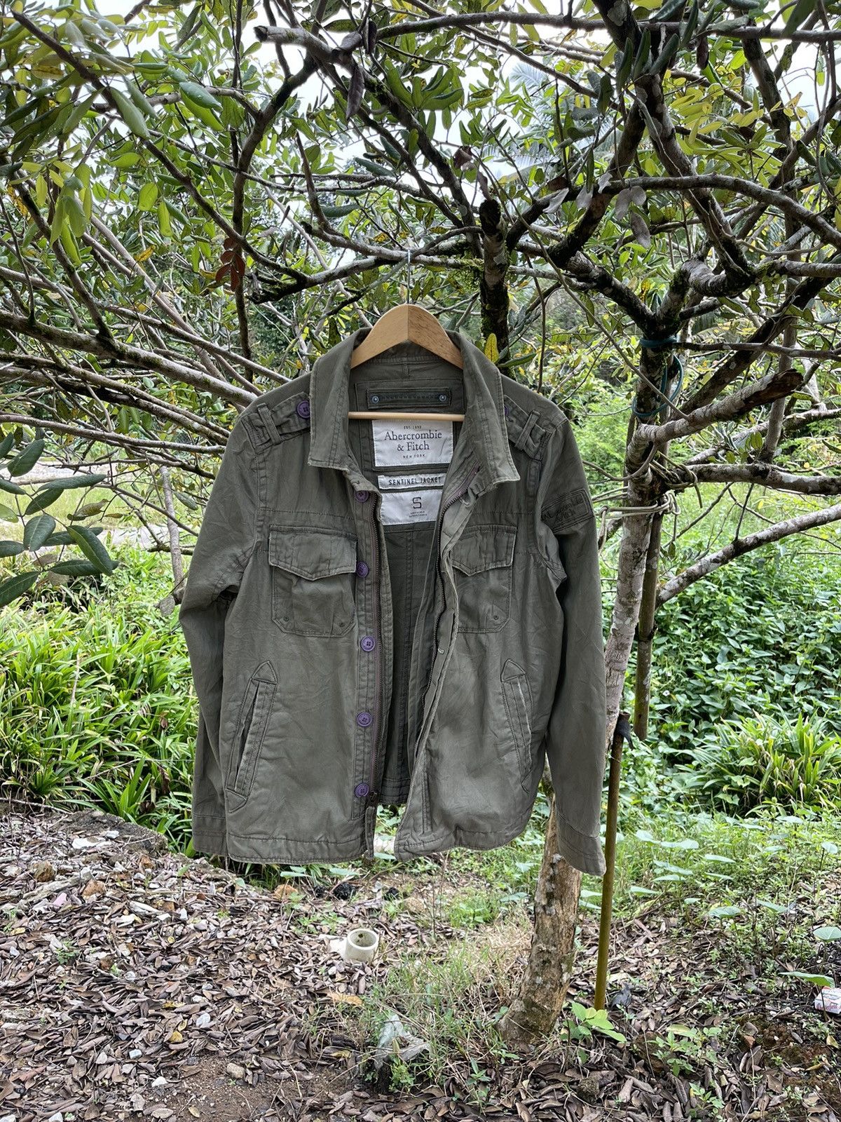 Abercrombie & Fitch Vintage Abercrombie & Fitch Military Field Jacket M-65 Style Size US S / EU 44-46 / 1 - 3 Thumbnail