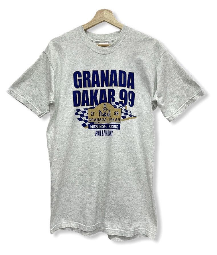 Japanese Brand × Sports Specialties 90’s MITSUBISHI MOTORS RALLIART GRANADA DAKAR T-Shirt Size US M / EU 48-50 / 2 - 1 Thumbnail