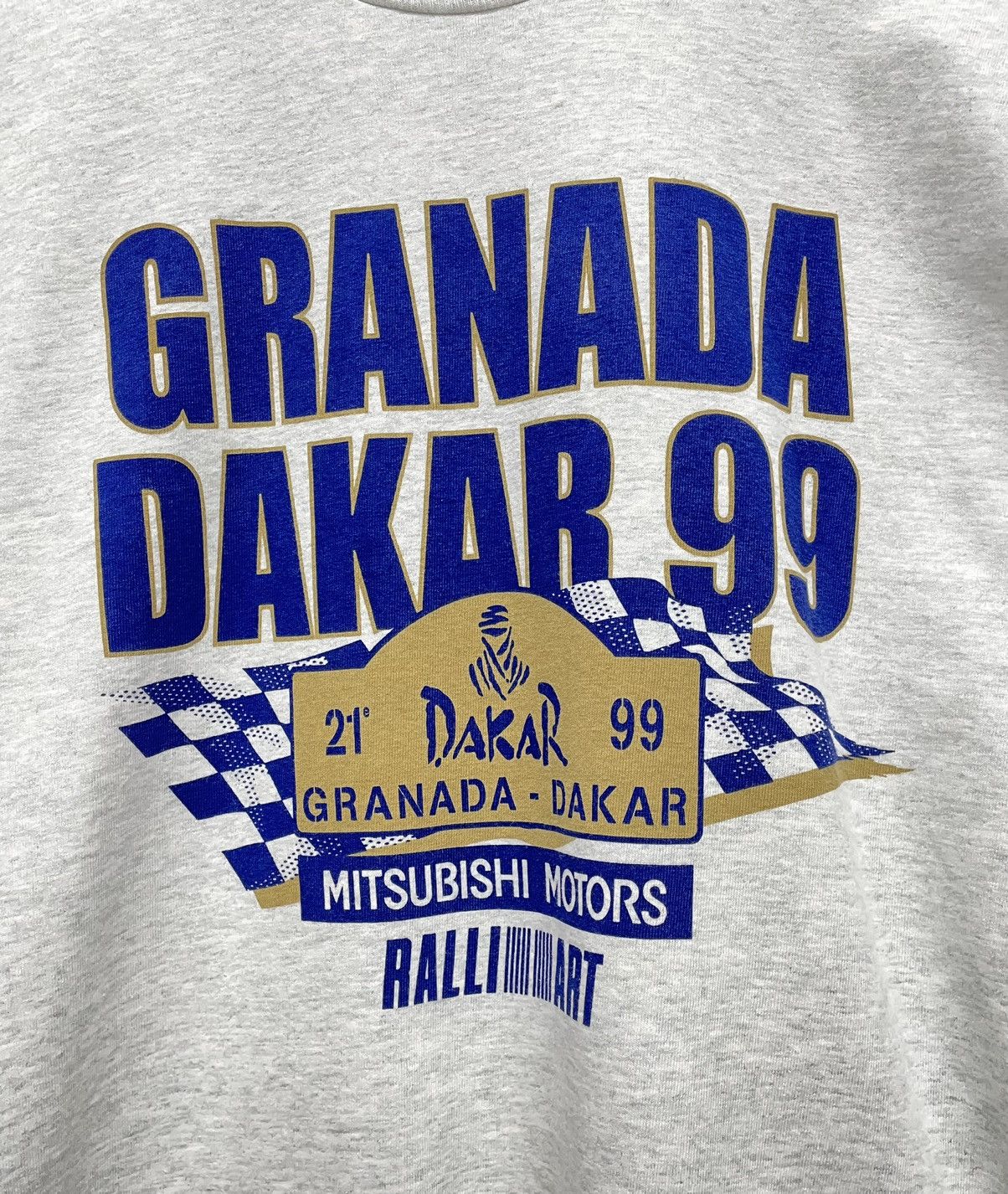 Japanese Brand × Sports Specialties 90’s MITSUBISHI MOTORS RALLIART GRANADA DAKAR T-Shirt Size US M / EU 48-50 / 2 - 2 Thumbnail