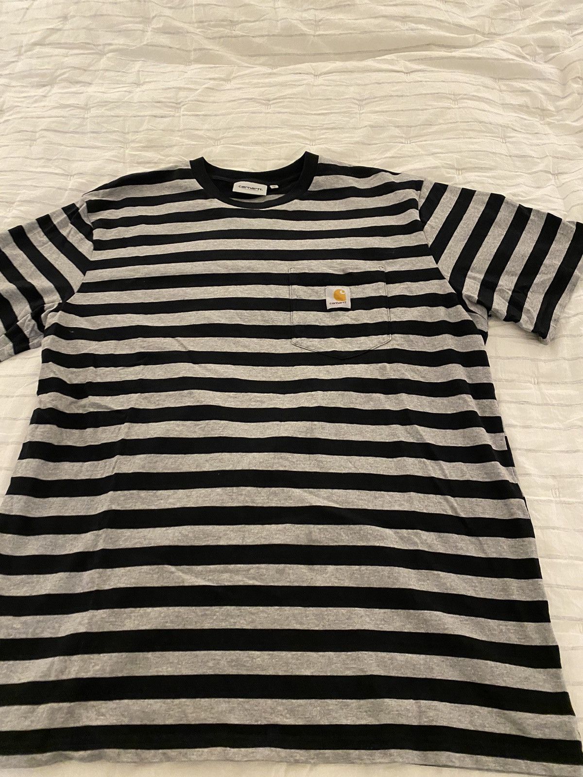 Carhartt Wip Carhartt WIP Merrick Stripe Pocket T-shirt Size US XXL / EU 58 / 5 - 4 Thumbnail